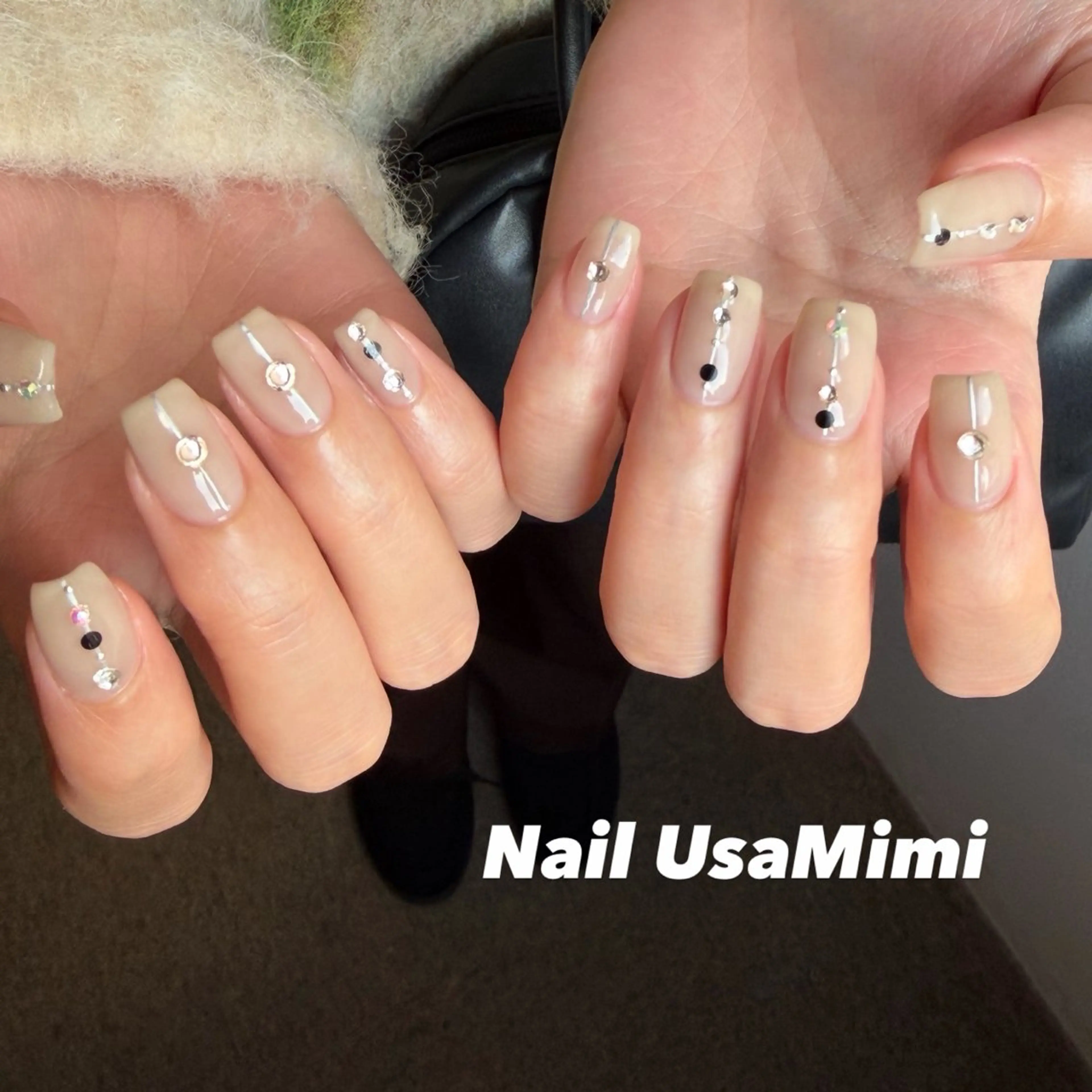 ミディアム ハンドネイル 本町Nail Usa Mimi  SAKIのネイルデザイン
