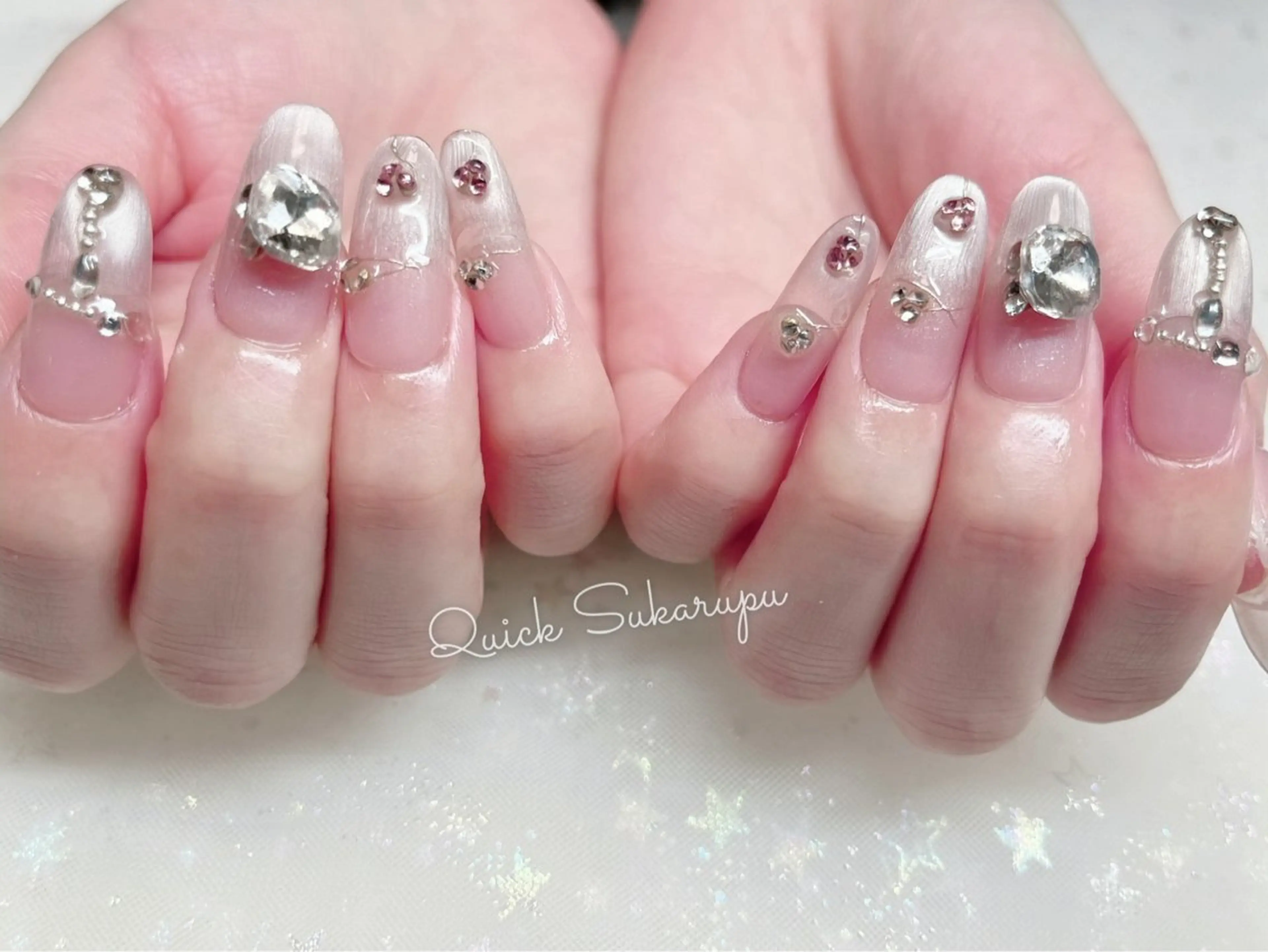 ネイル ハンドネイル ハンドケア Quick Sukarupu新宿のネイルデザイン