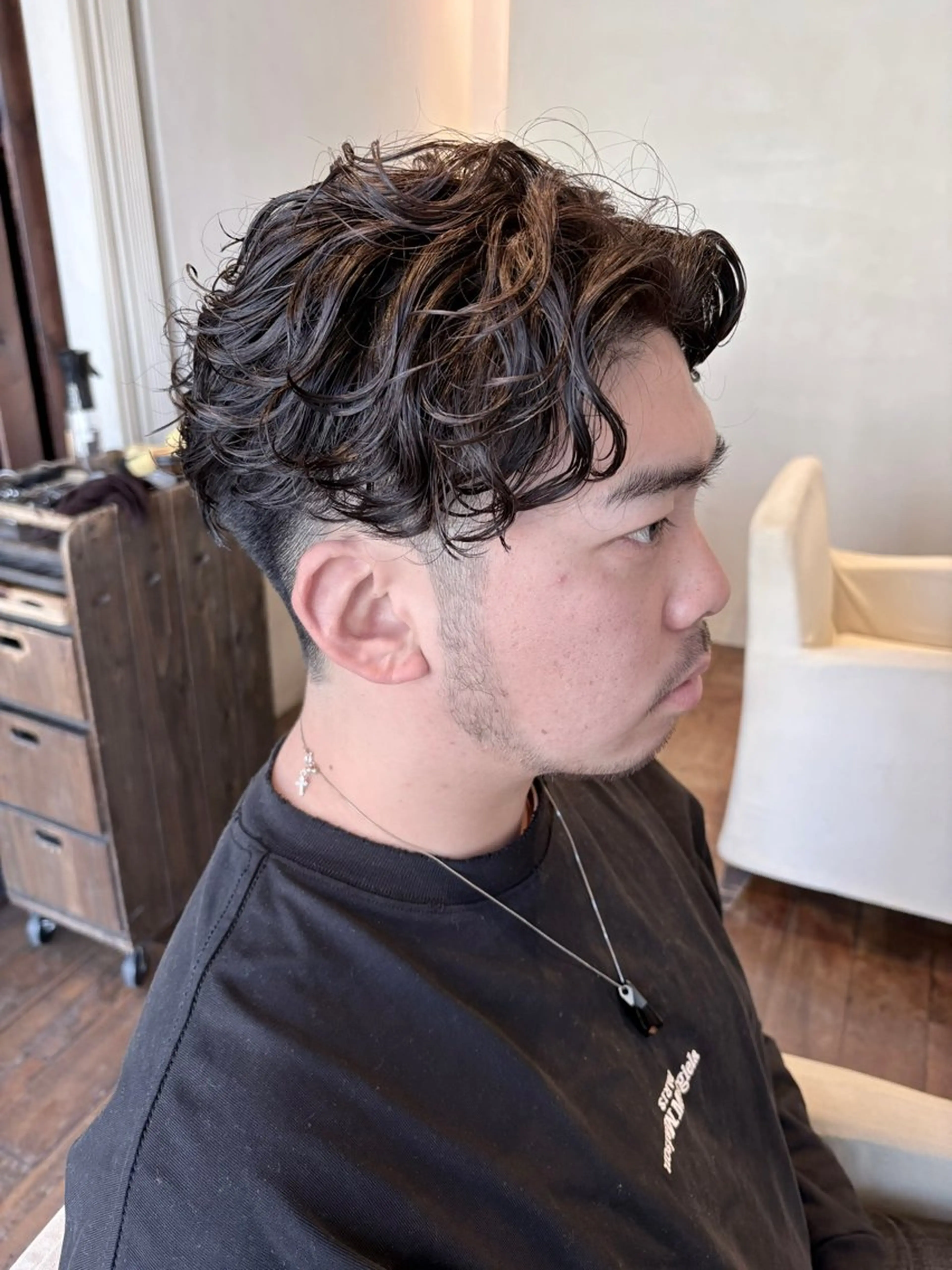 パーマ メンズ メンズパーマ ニュアンスパーマ カット パーマ suka hair所属・メンズパーマ/ タイチのヘアスタイル