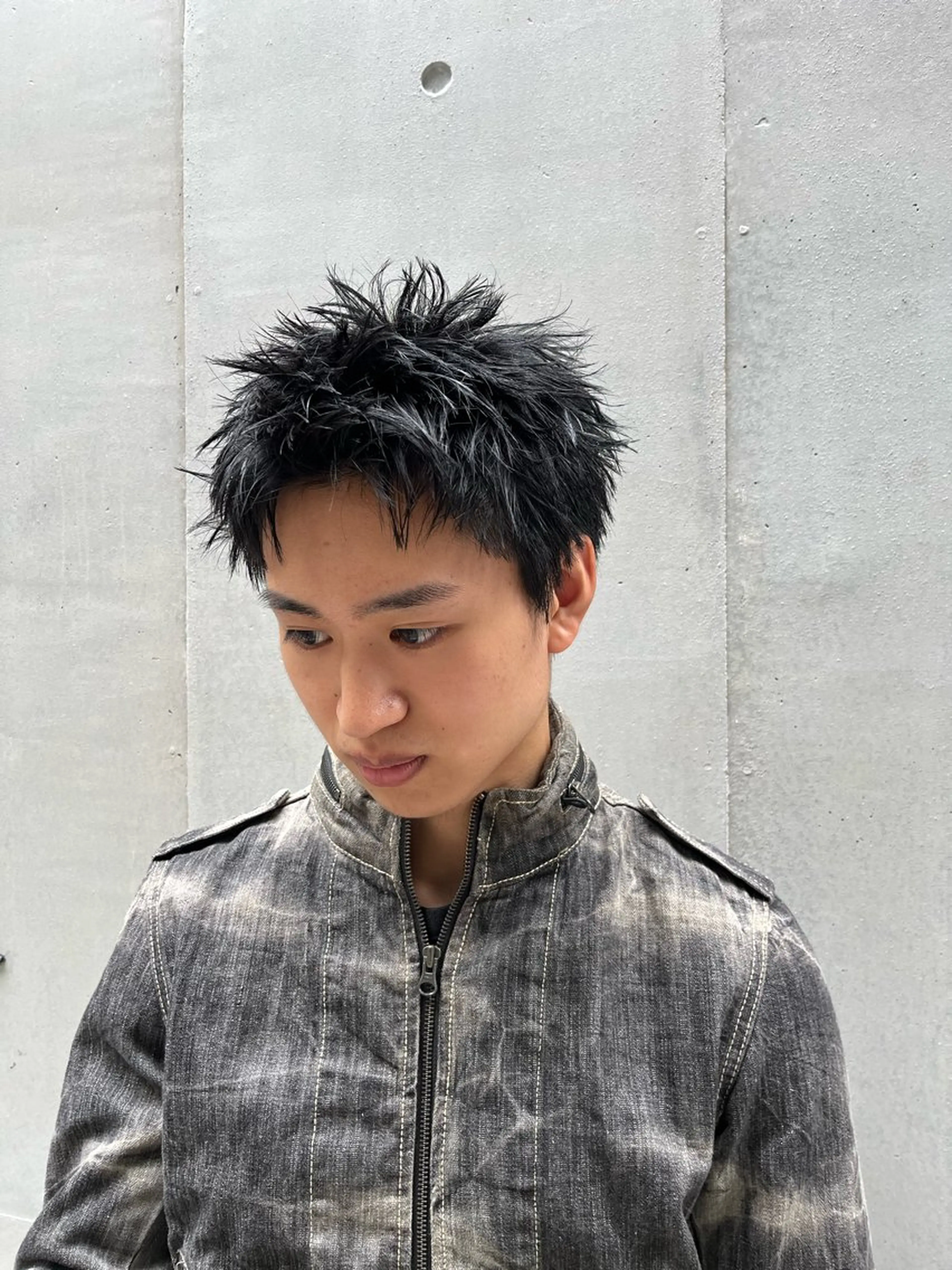 ショート メンズ だいじゅ/パーマ/ メンズカット/カラーのヘアスタイル