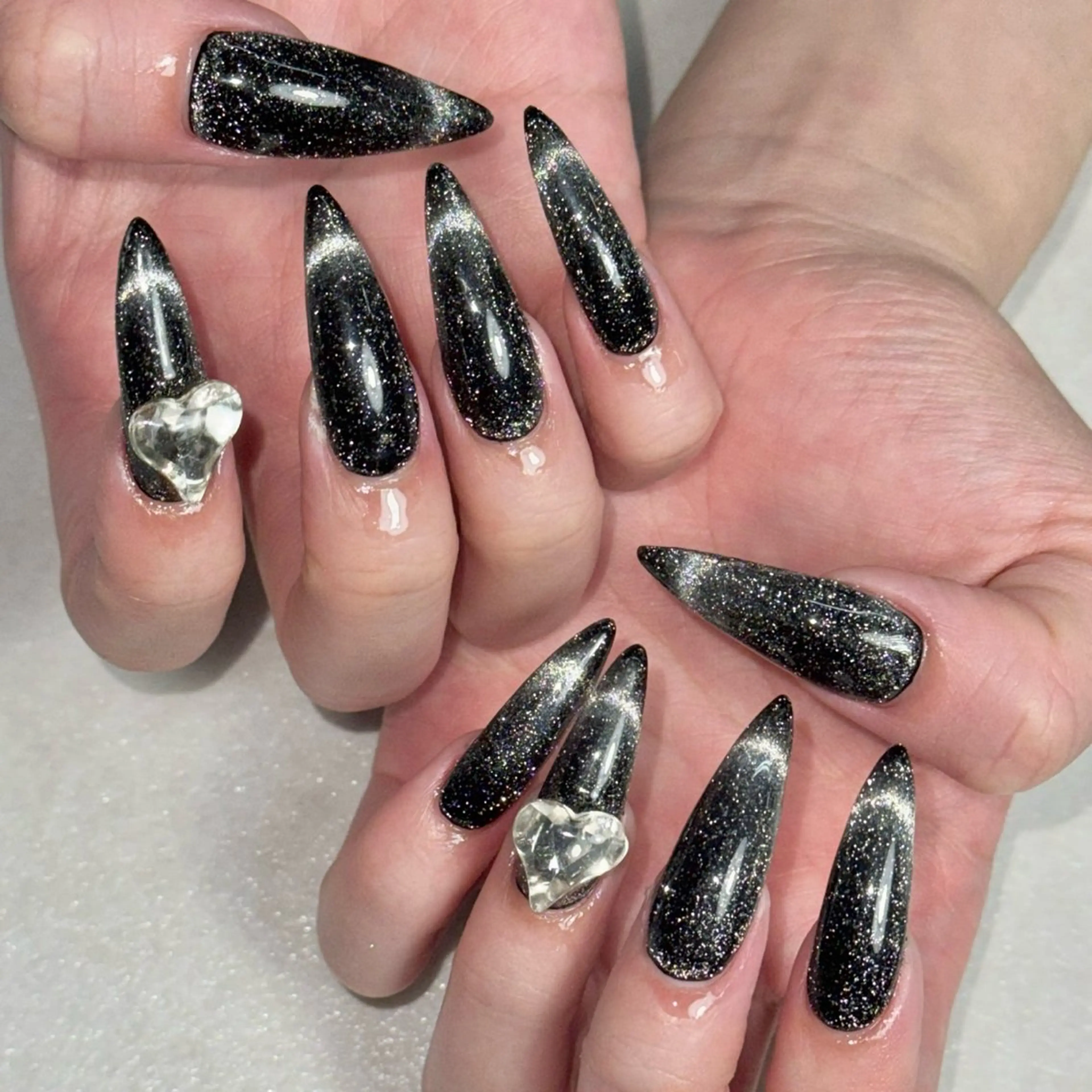 ネイル 長さ出し m. akiのネイルデザイン