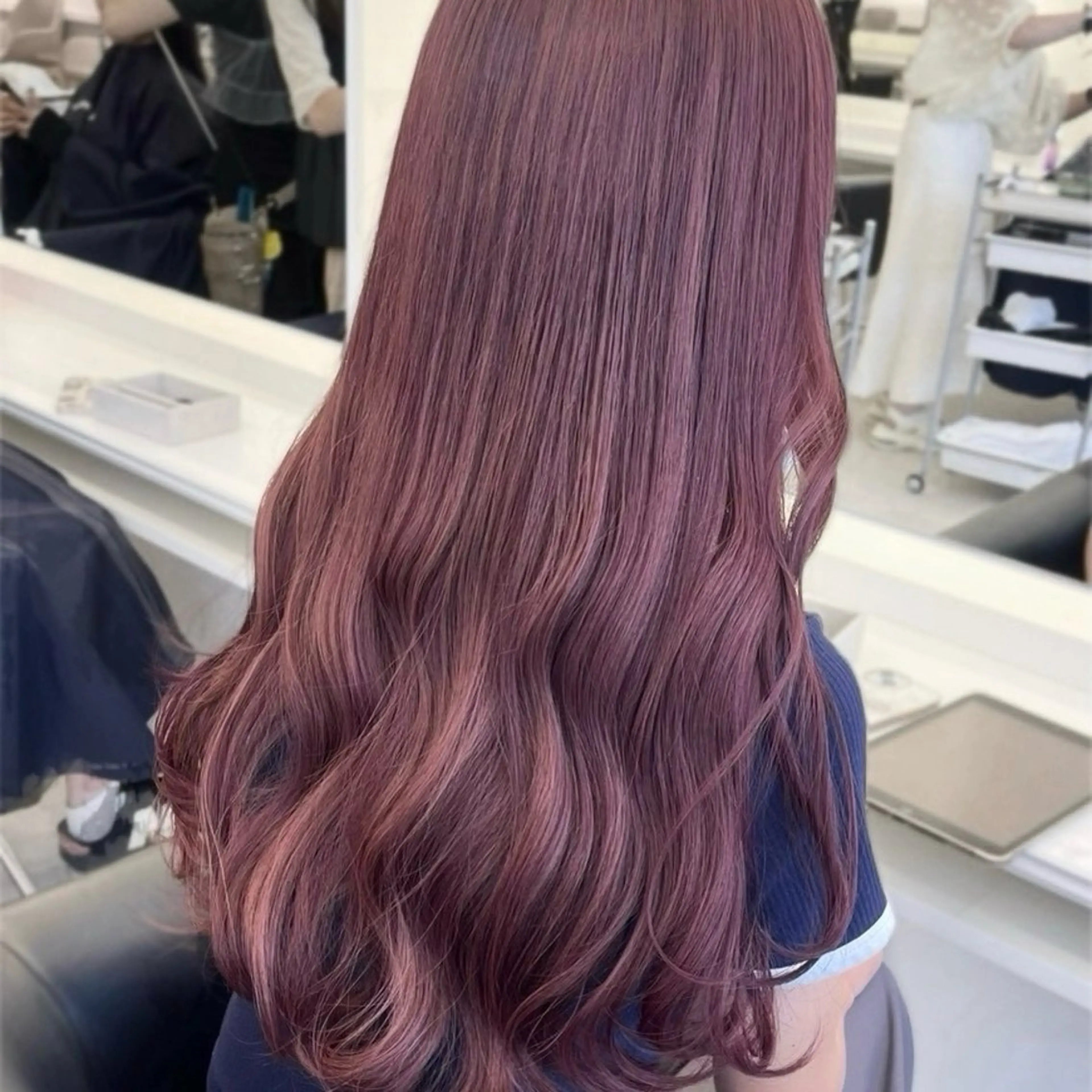 ロング カラー ヘアカラー Parve Mix 森 美遥🇰🇷🩶のヘアスタイル