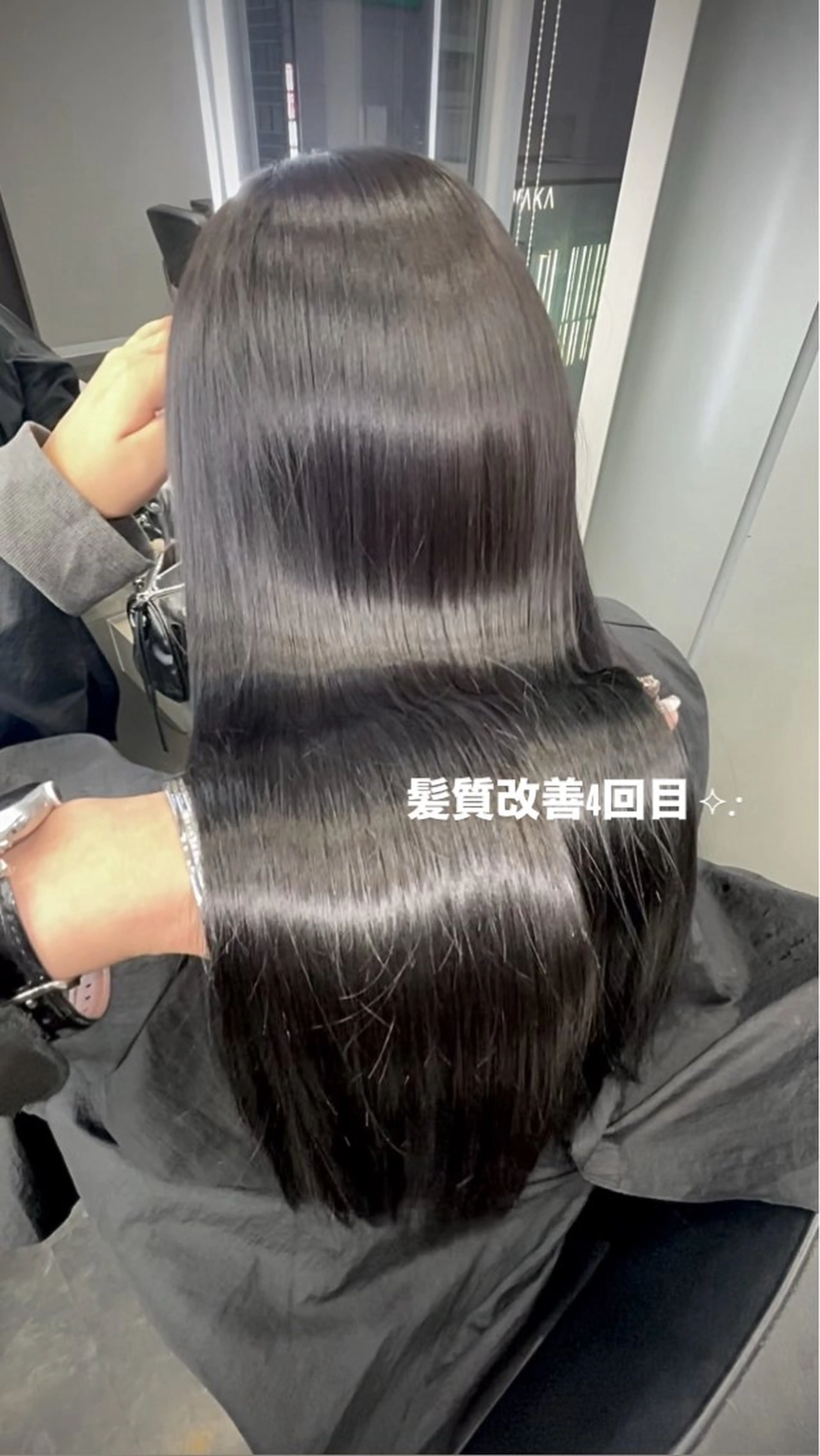 ロング カラー 髪質改善 トリートメント ミルクティー/透明感 カラー🎀YURIAのヘアスタイル