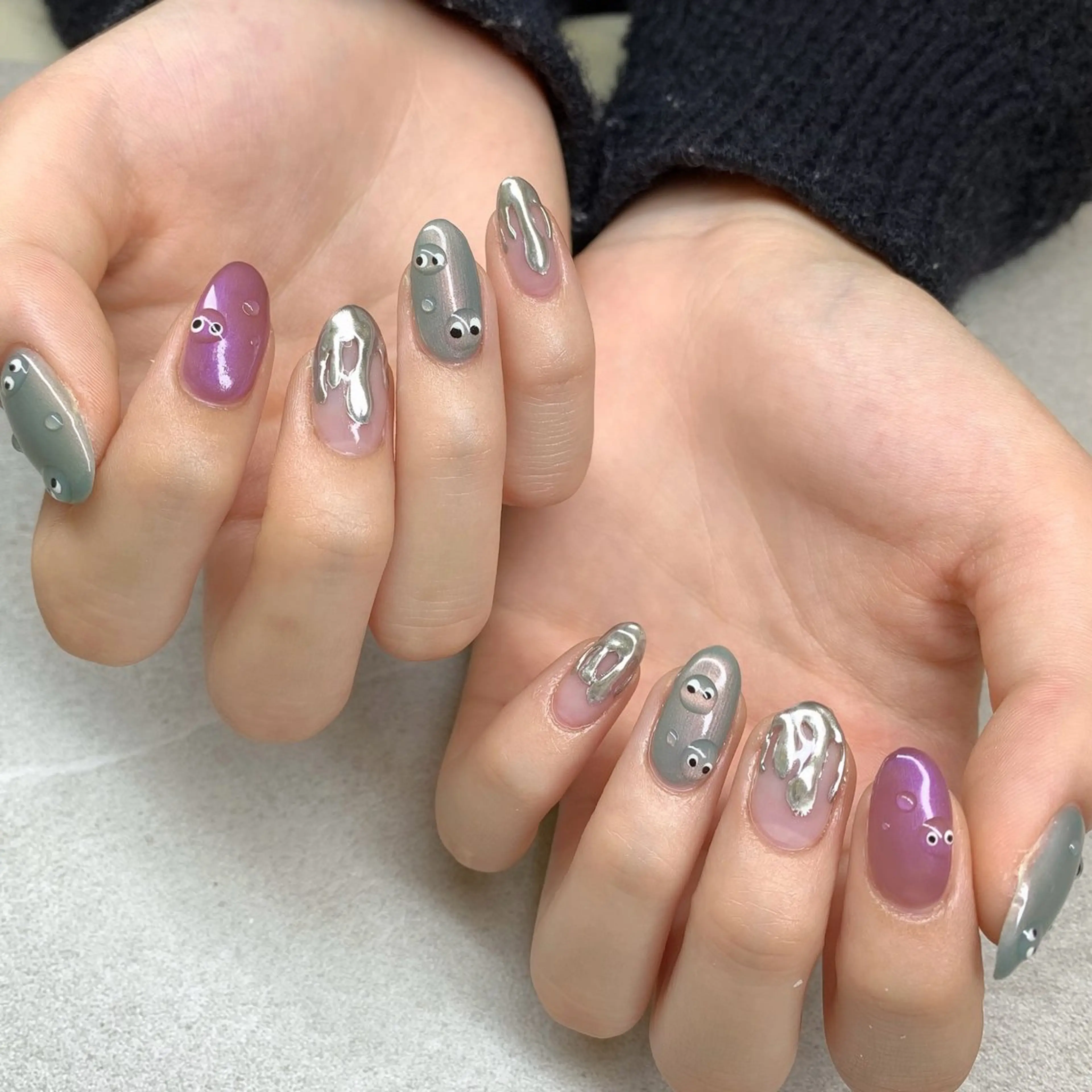 ネイル 🎀sao🎀銀座 韓国/ワンホンネイルのネイルデザイン