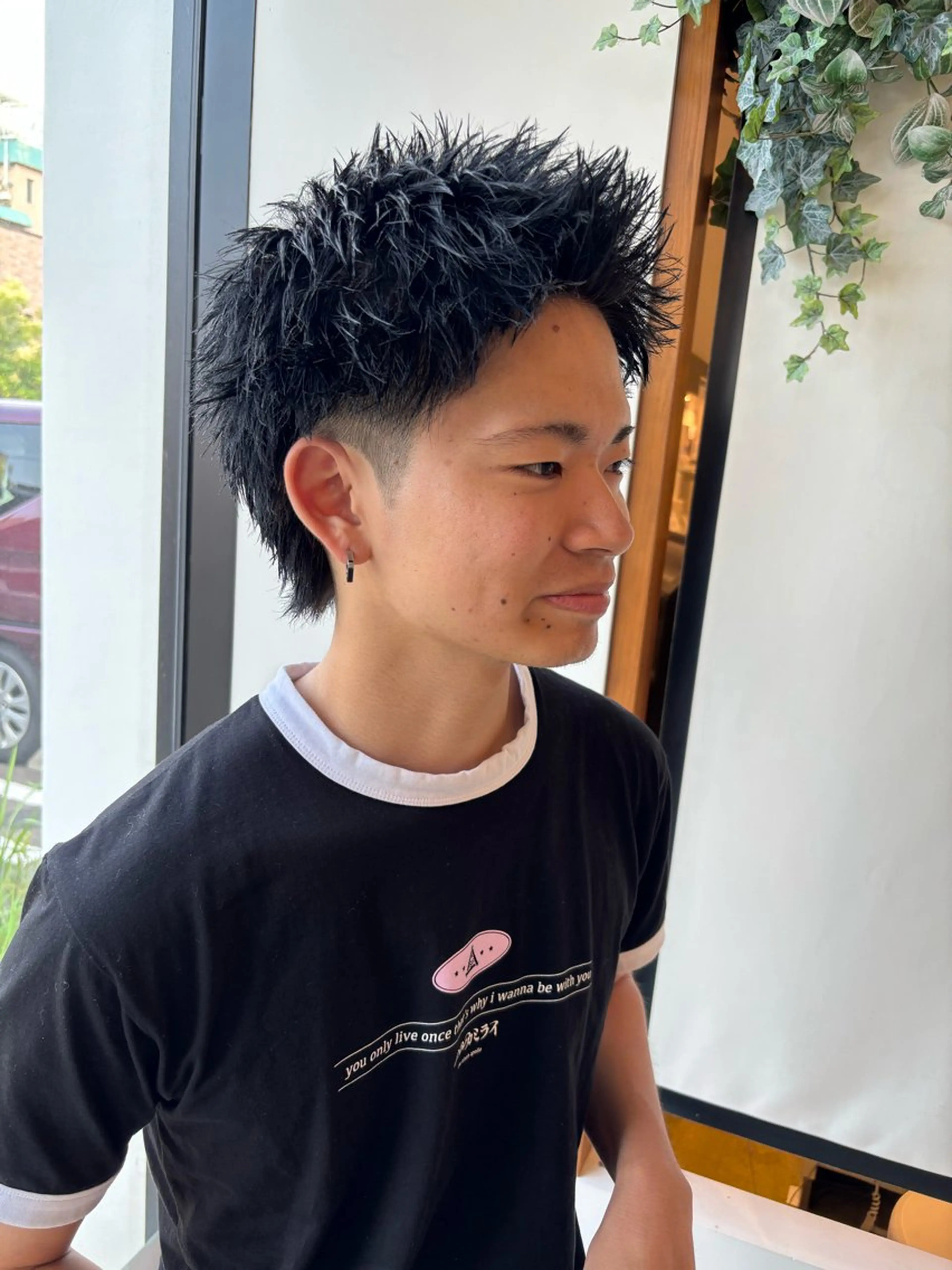 メンズカット＋スタイリングレクチャーの写真