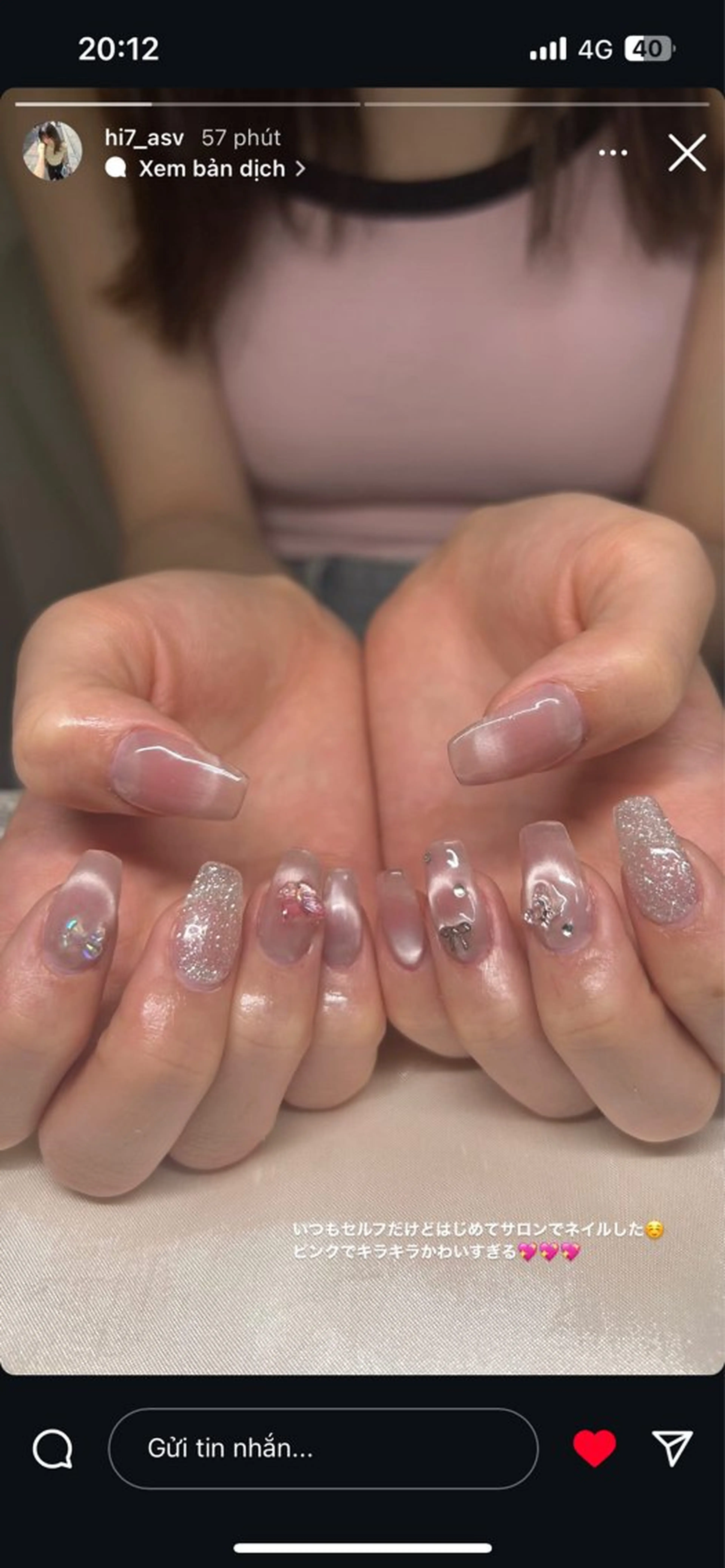 ネイル ハンドネイル ROSE ANA CHUO 本川越のネイルデザイン