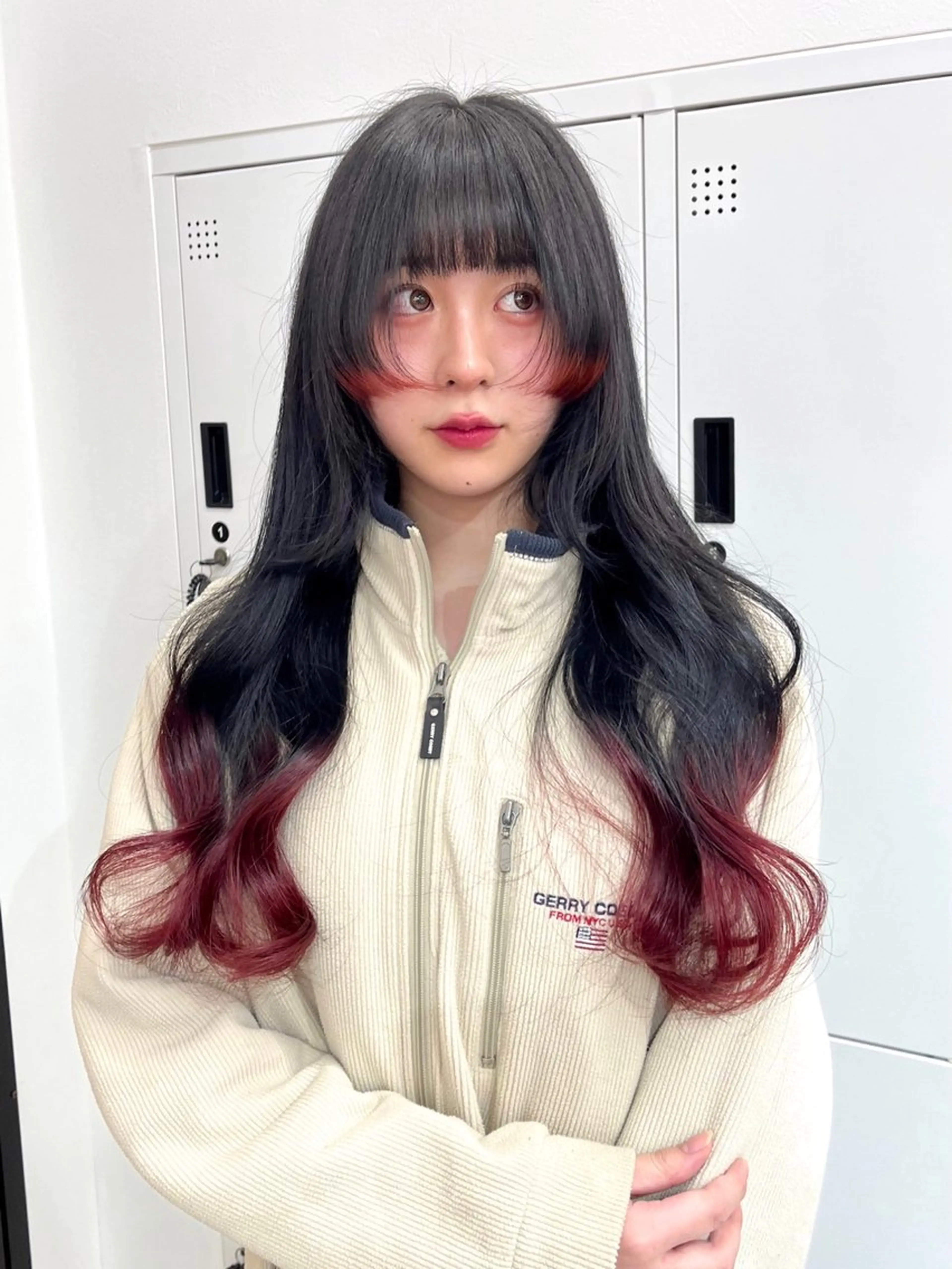 セミロング カラー パーマ ヘアアレンジ メンズ キッズ ヘアカラー トリートメント 💖オタク美容師 ꒰ঌ♡モモ♡໒꒱のヘアスタイル
