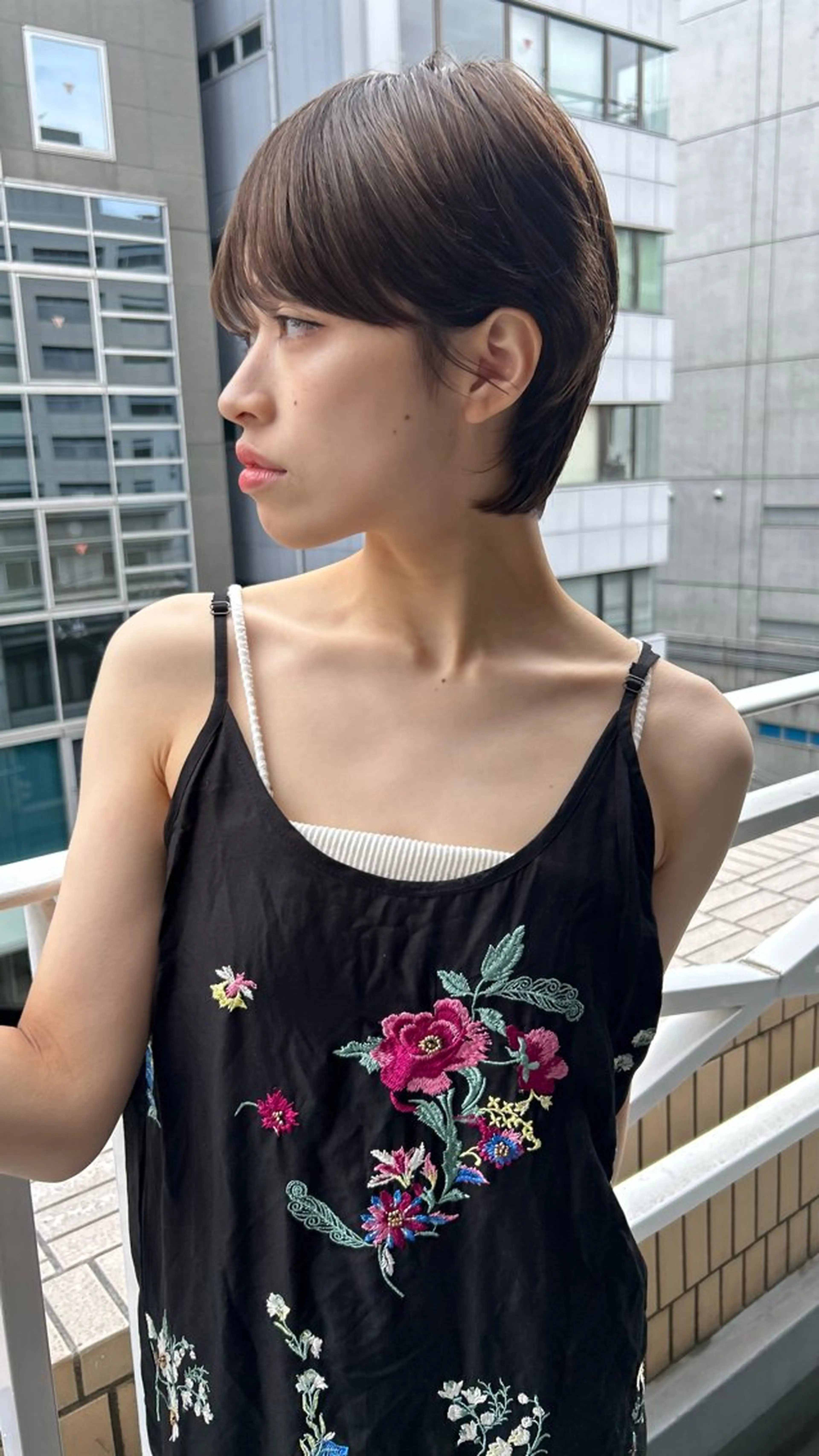 ショート カラー カット ヘアカラー トリートメント ショート/ボブ専門 宮脇美奈/南船場のヘアスタイル