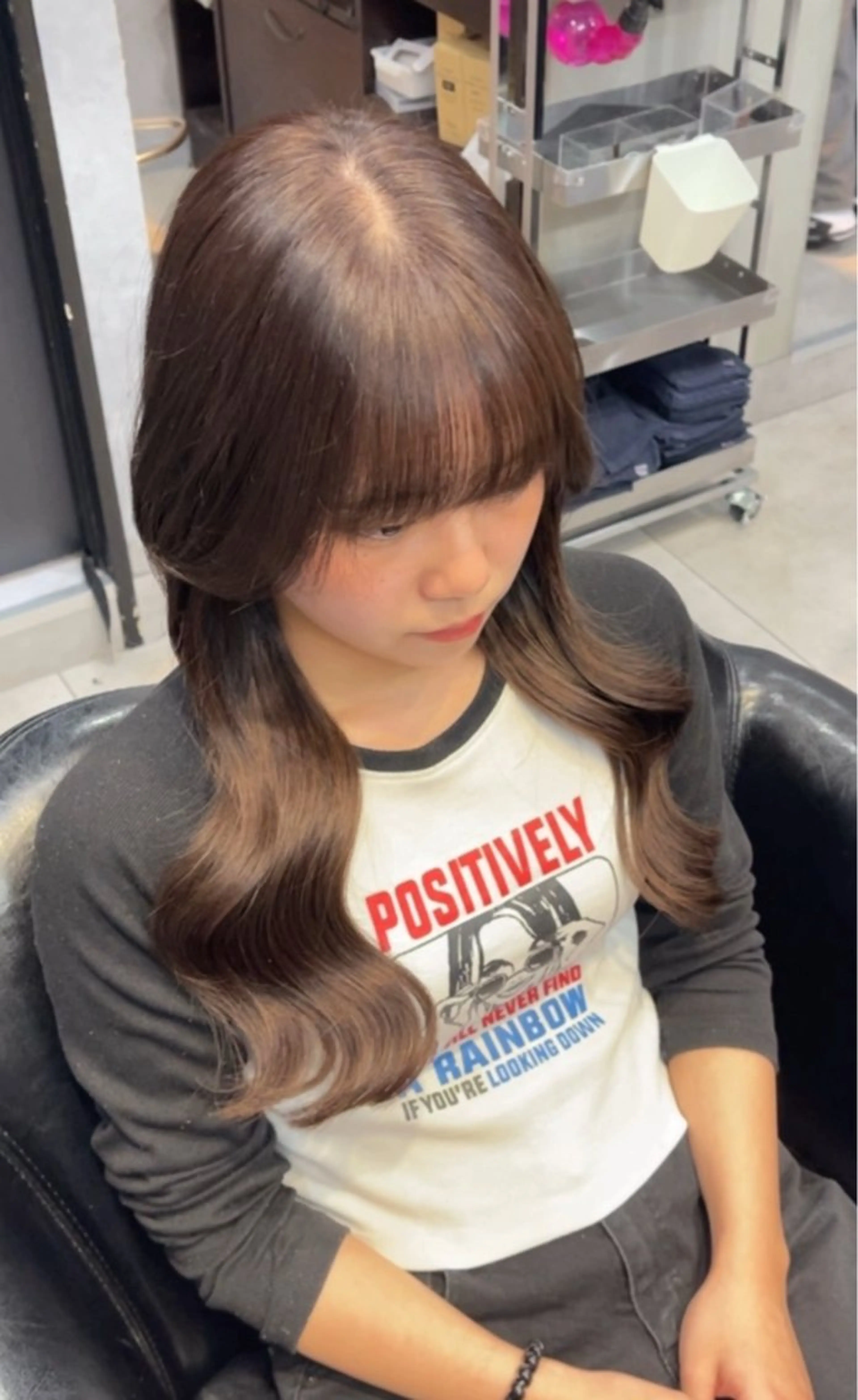 ロング プルエクステ エクステ 髪質改善 韓国風ヘア レイヤーカット 原宿/表参道/ プルエクステ/そらのヘアスタイル