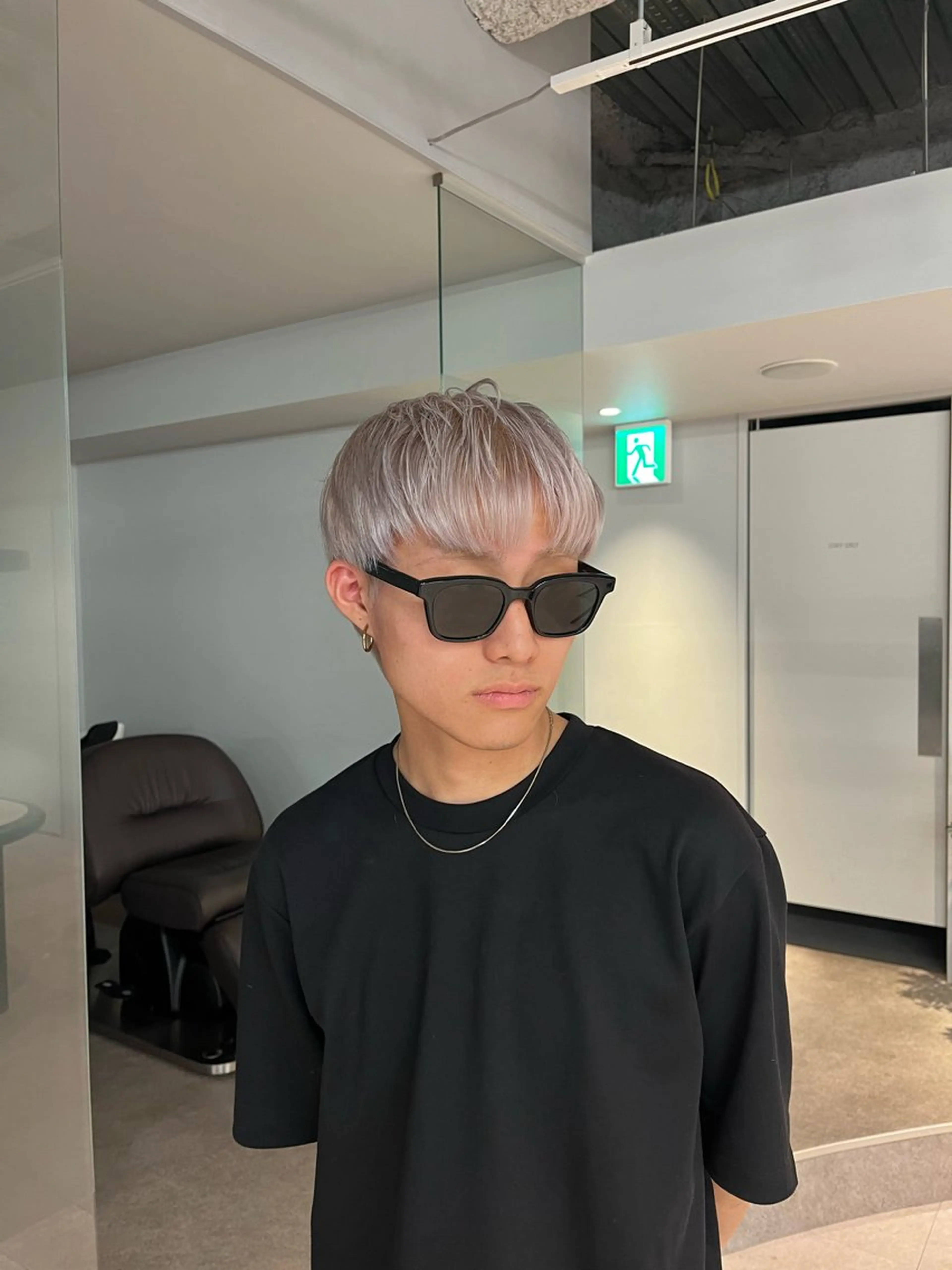 カラー films所属・AYA/films 韓国/レイヤー／ボブのヘアスタイル