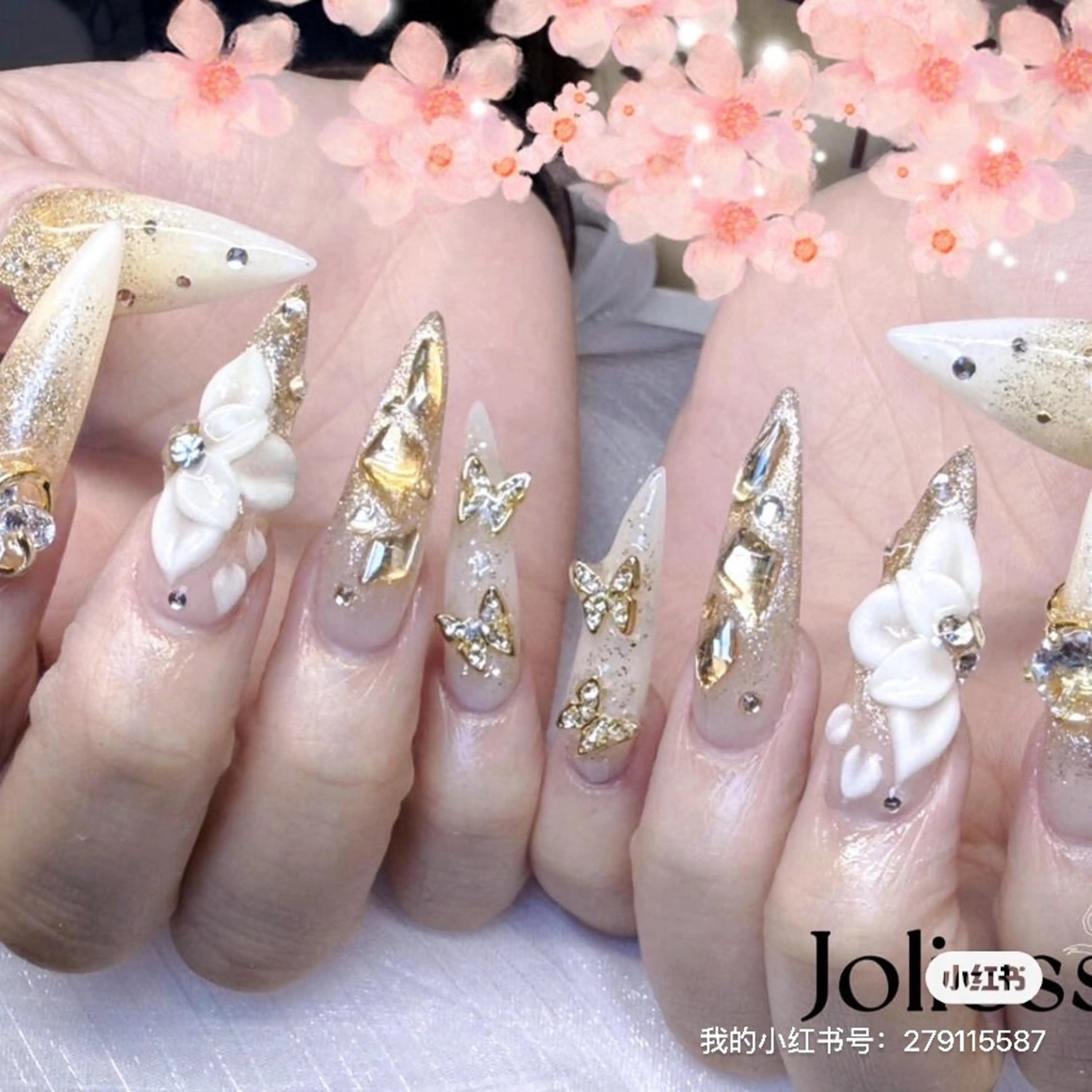 ネイル フラワーネイル Joliesse nail salonのネイルデザイン