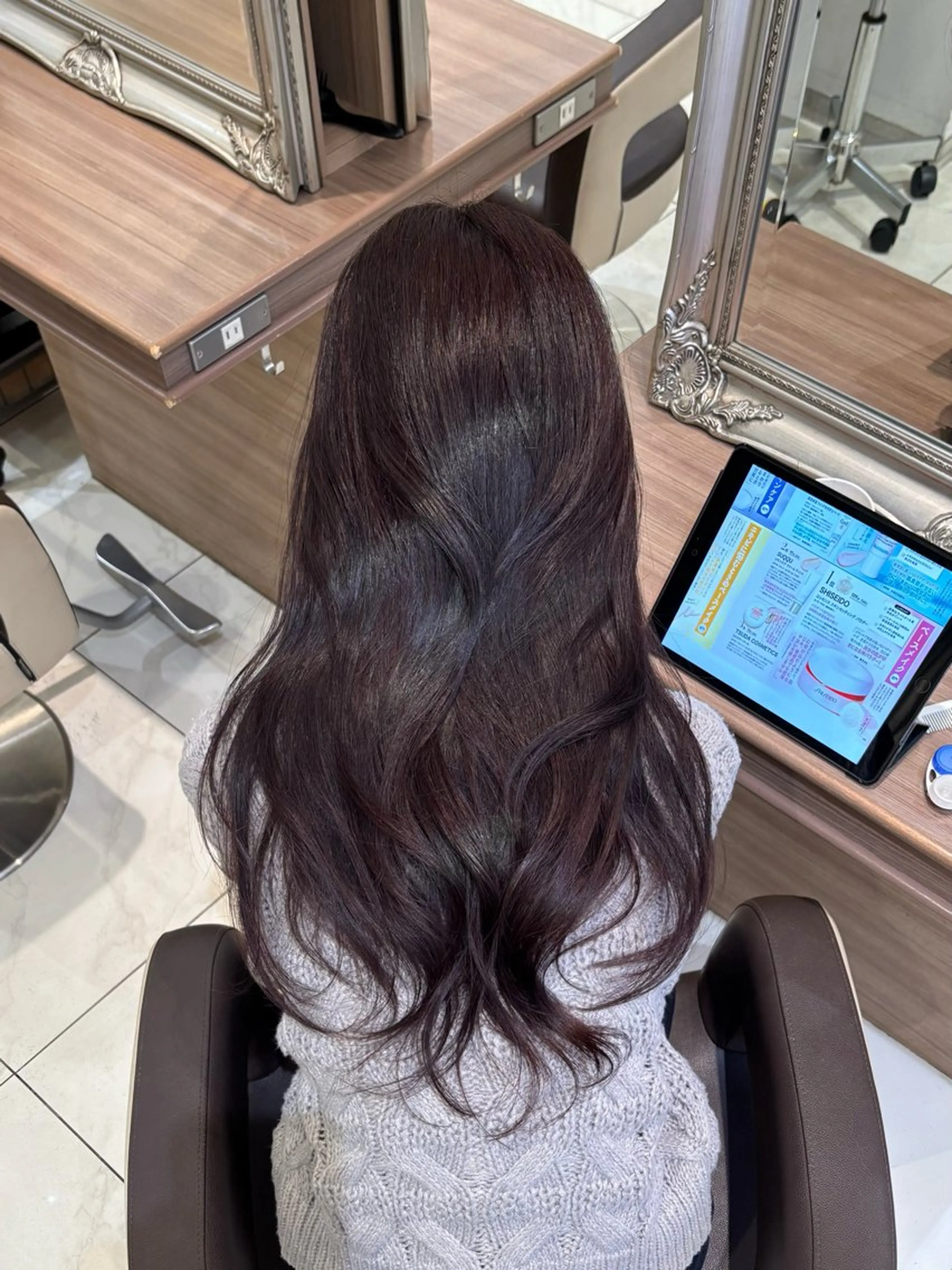 ロング ヘアカラー 🎀暖色カラー/ ピンク🎀mikuのヘアスタイル