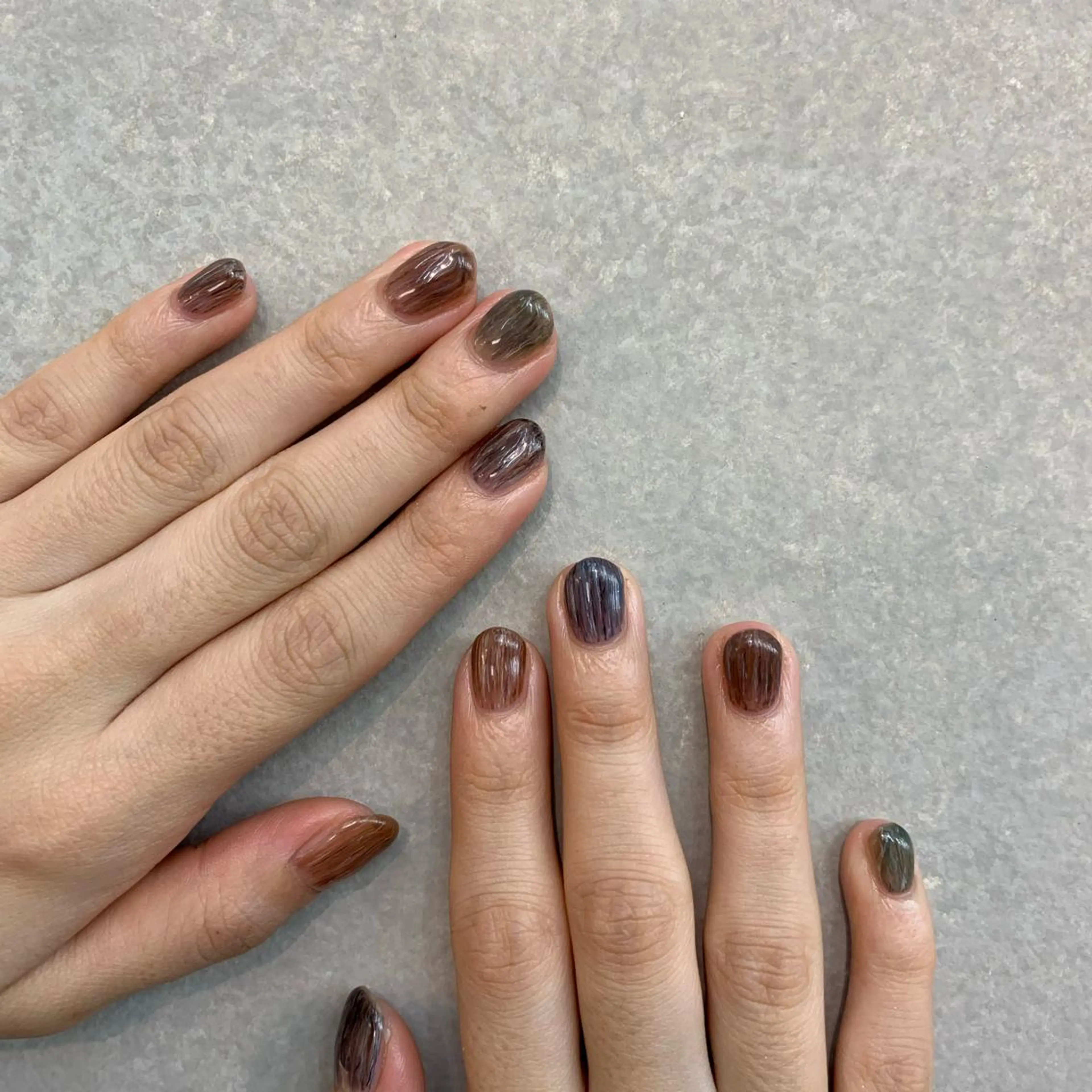 カラー ネイル ハンドネイル 【淡色color/ nail】maikoのネイルデザイン