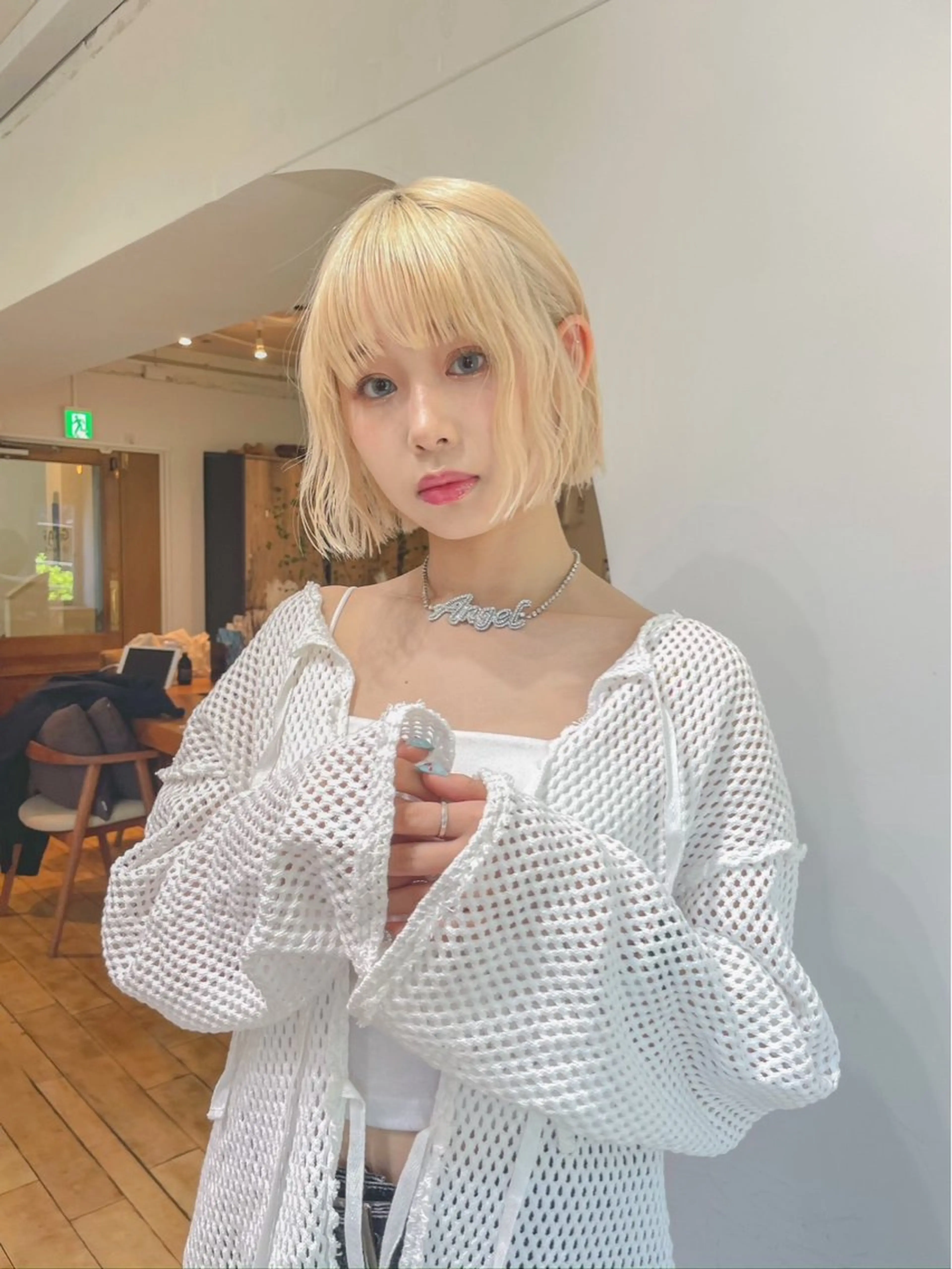 ショート カラー ALBUM GINZA所属・レイヤー特化 🎀モモカ🎀のヘアスタイル