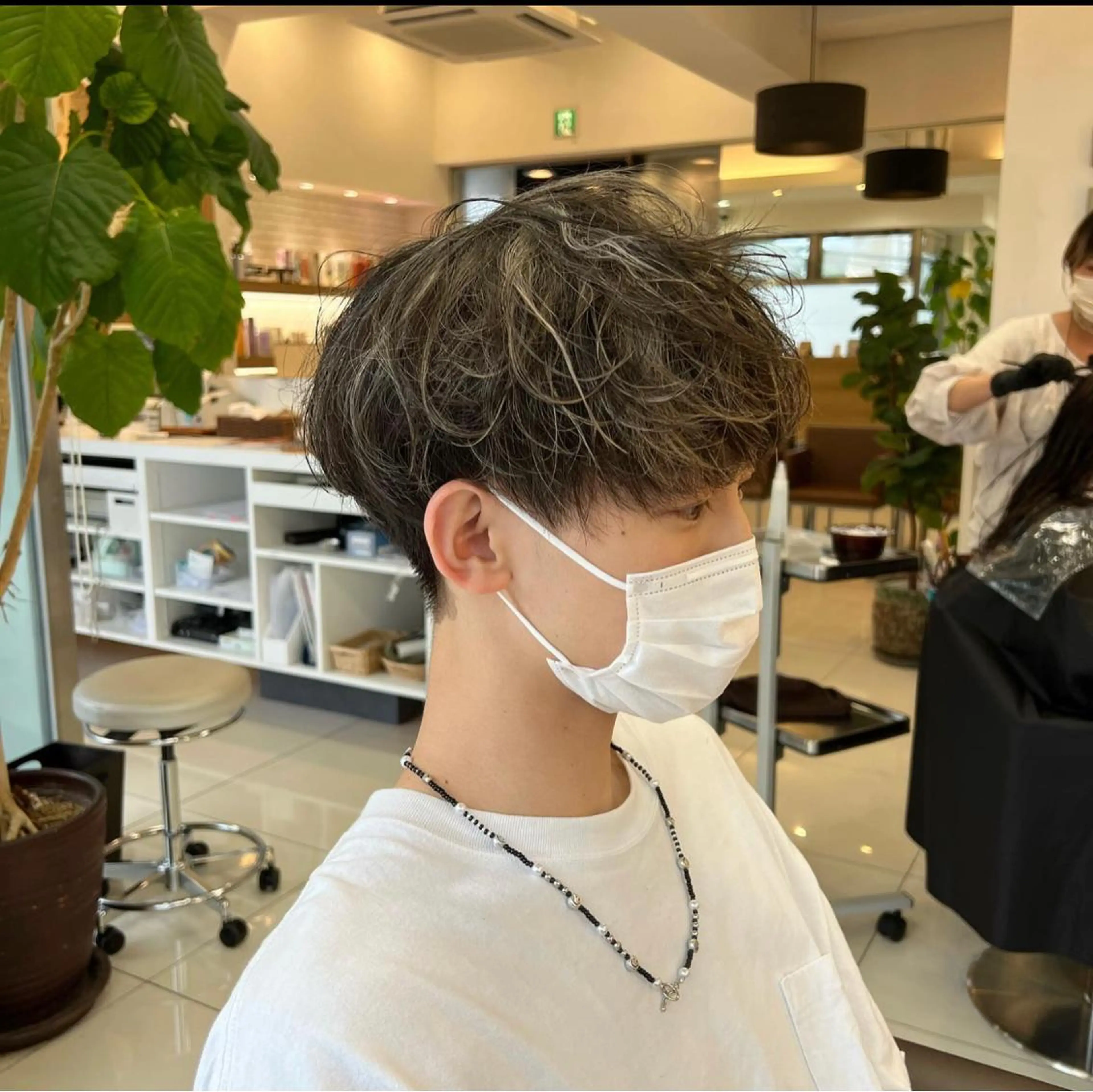 メンズ メンズハイライト カット ヘアカラー シールエクステ/メン ズパーマ/鎌倉/ユウのヘアスタイル