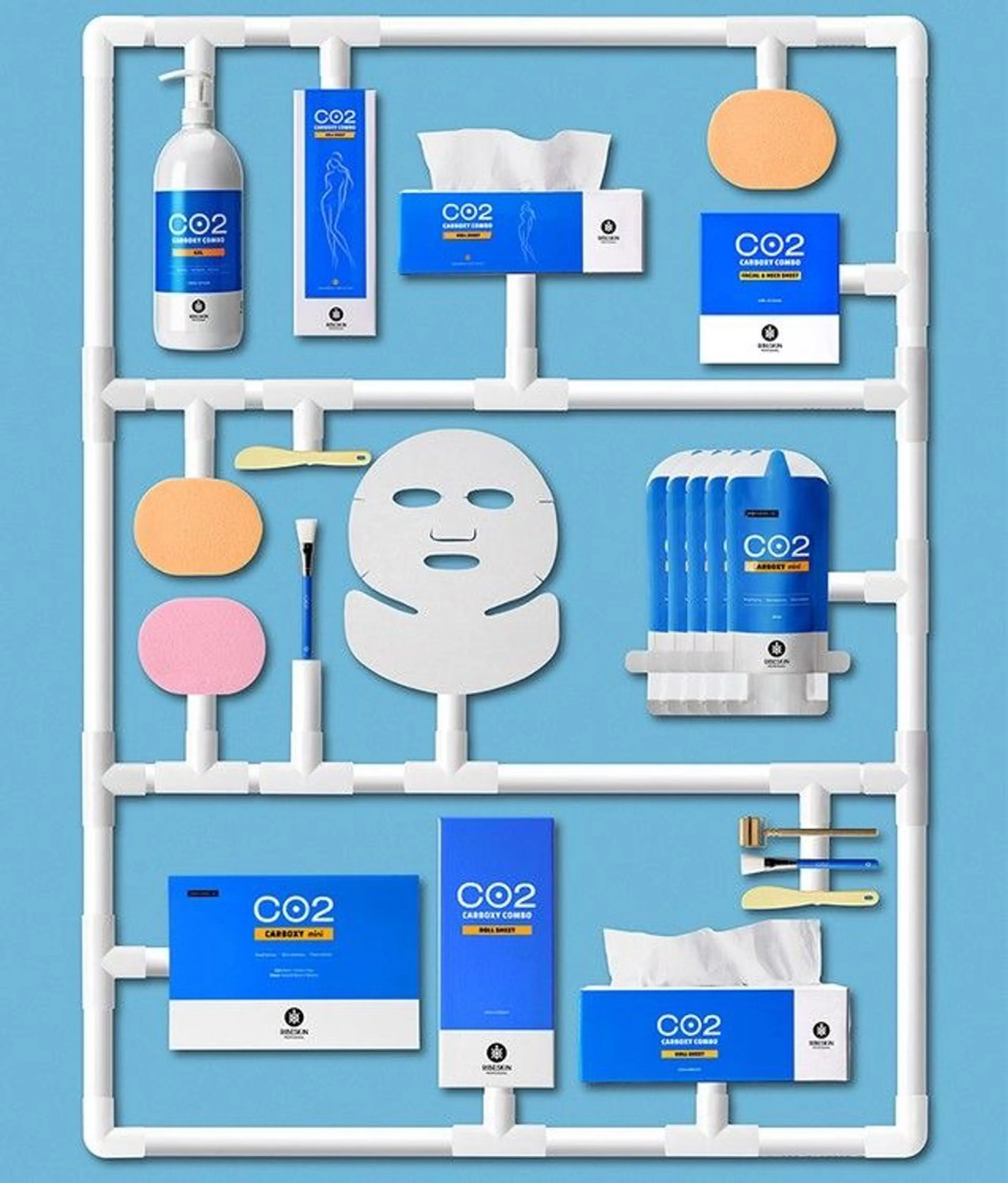 【ニキビ・毛穴・むくみ・小顔】毛穴洗浄付き×韓国発🇰🇷毛穴撲滅カーボキシー強炭酸パック×肩マッサージ×バンテージの写真