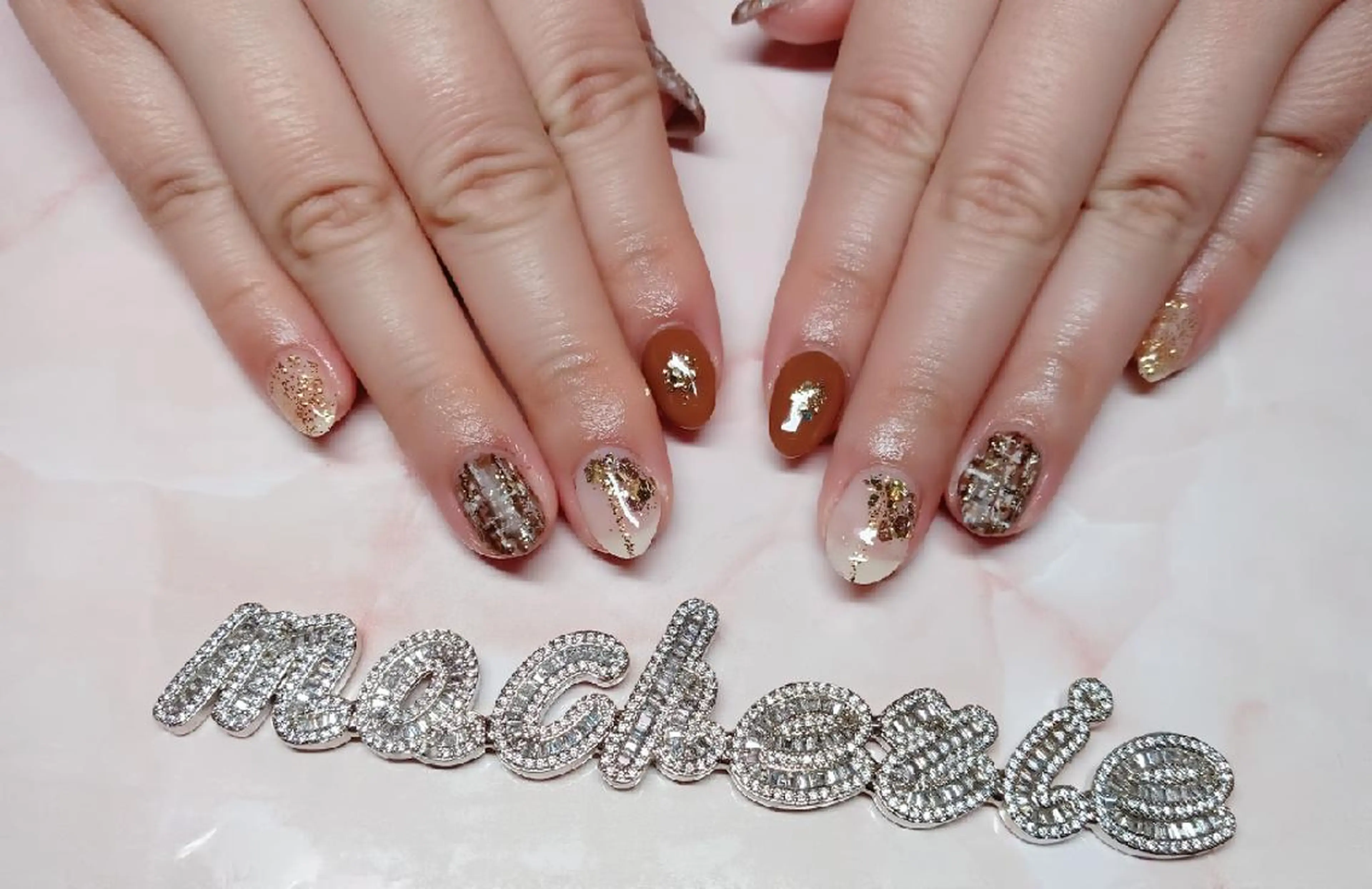 ネイル バレンタイン ハンドネイル Nail Salon macherieのネイルデザイン