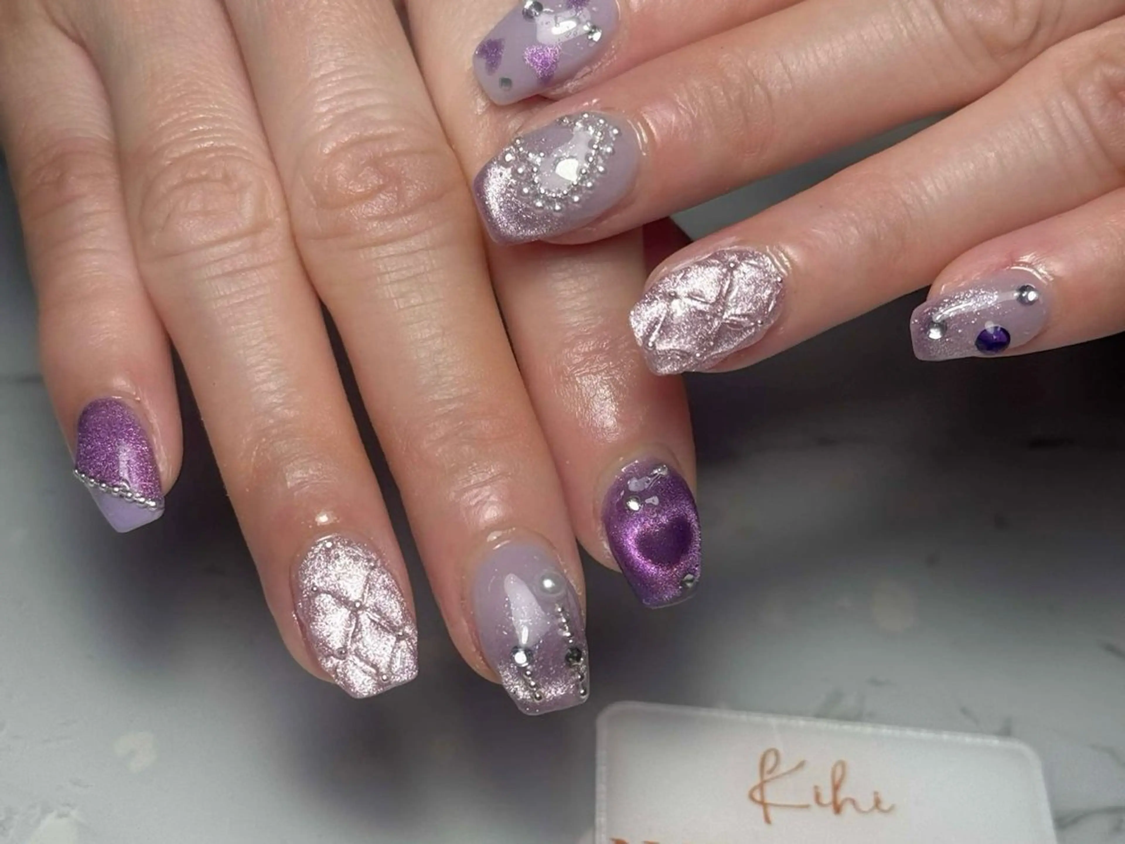 ネイル アートネイル フレンチネイル ジェルネイル グラデーション 韓国ネイル ハンドネイル 💕鈴木ユリ パラジェル/オフ無料のネイルデザイン