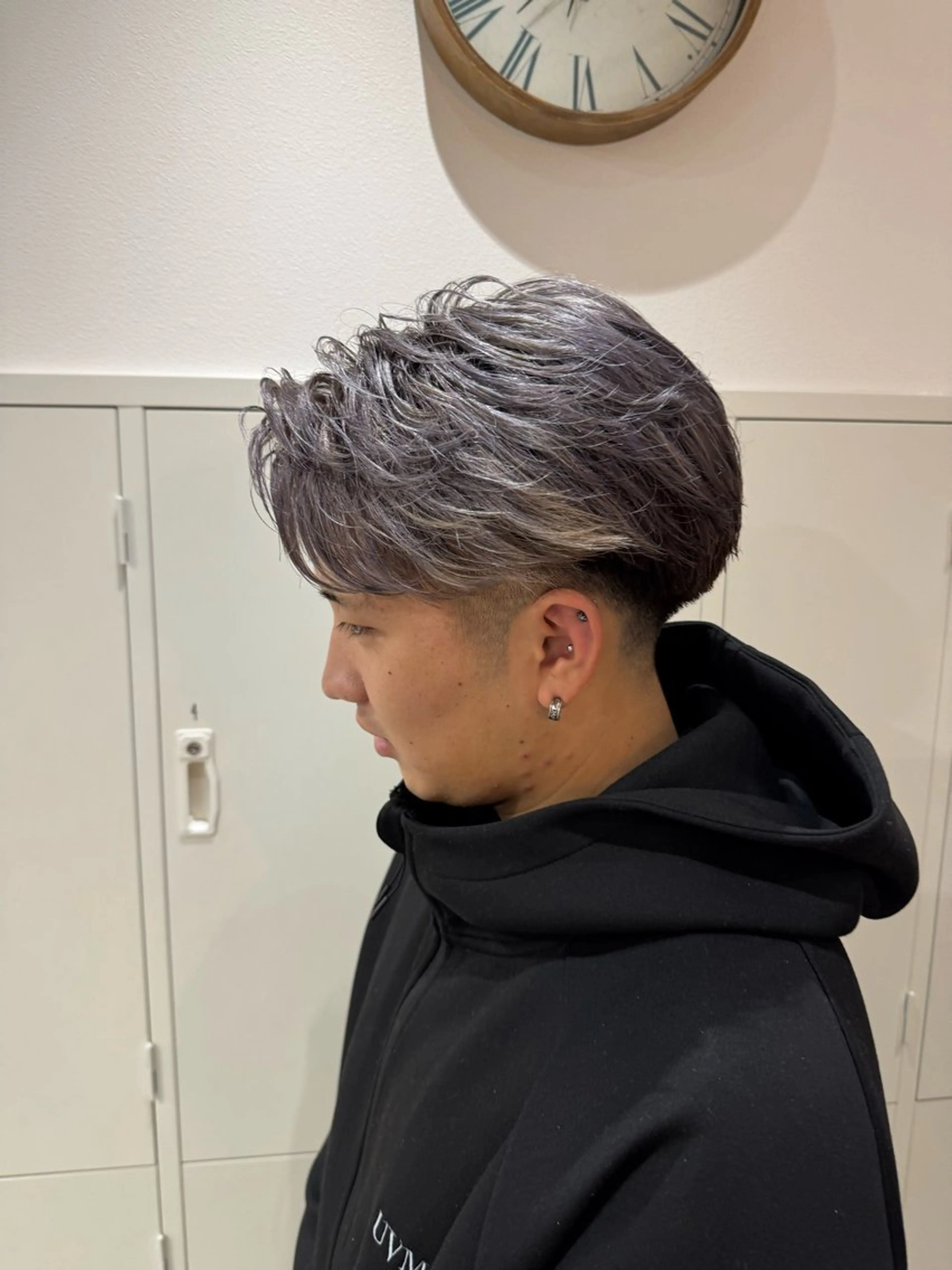 ショート 平尾/艶カラー/ アッシュ系/中川誠大のヘアスタイル