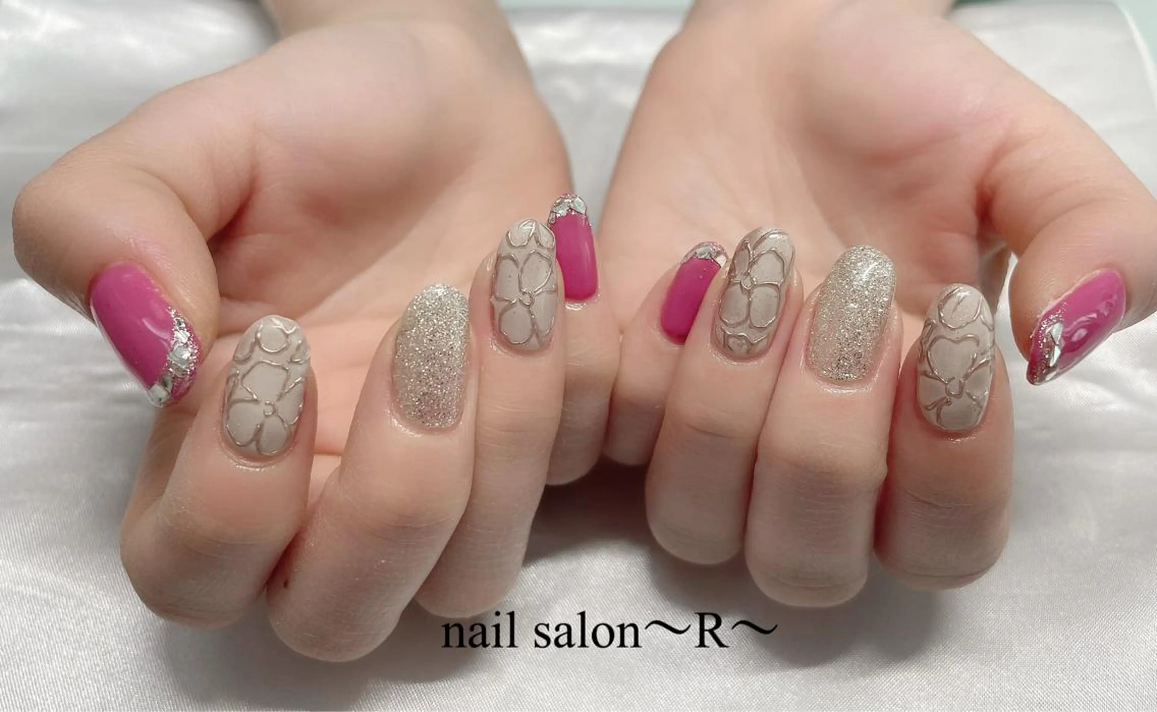 ネイル ハンドネイル 〜 R〜 プライベートサロンのネイルデザイン