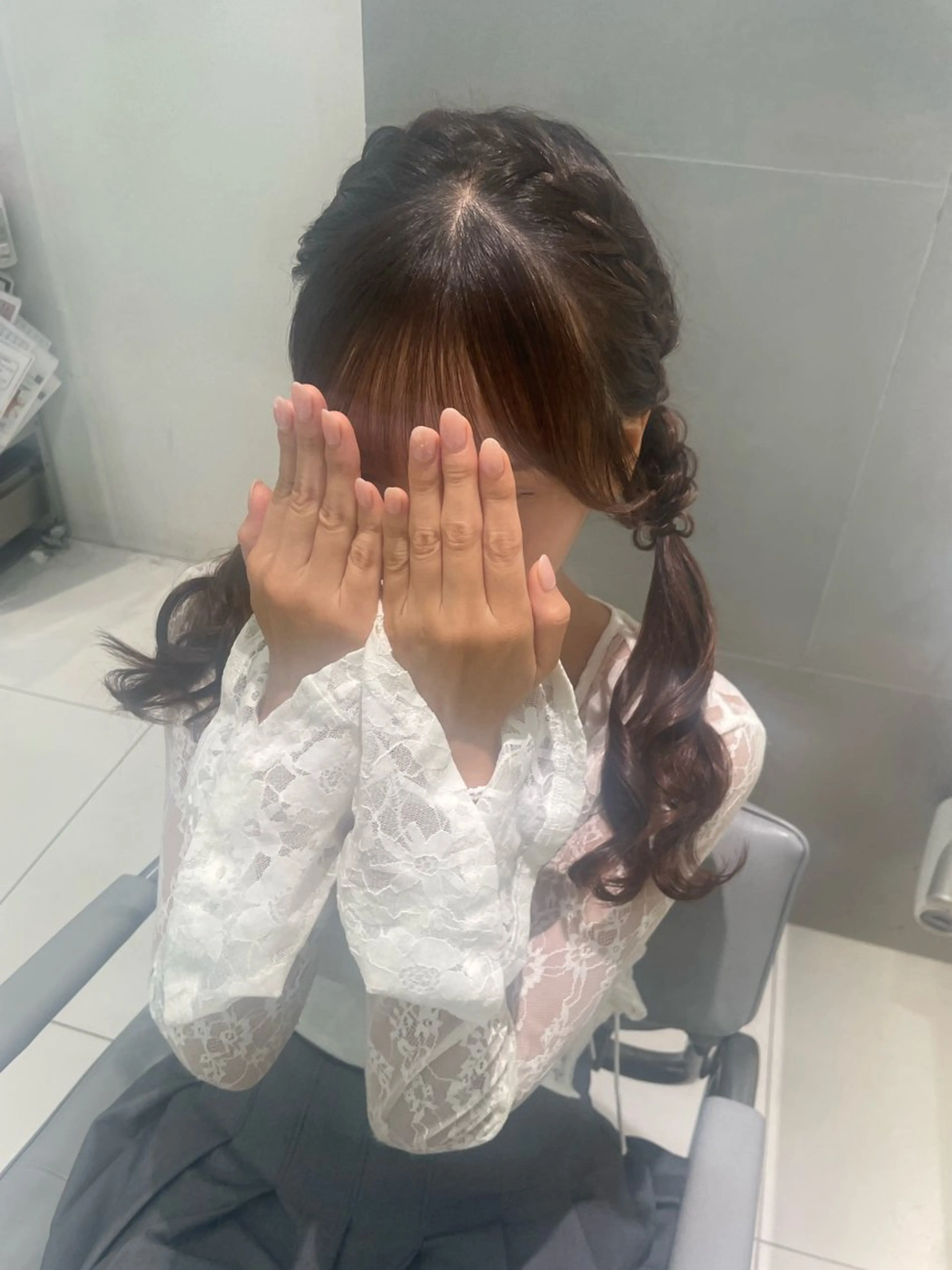 ヘアアレンジ ツインテール 結婚式・ブライダル ヘアセット ヘアセット🎀耳つぼ 👂💎MONAMIのヘアスタイル