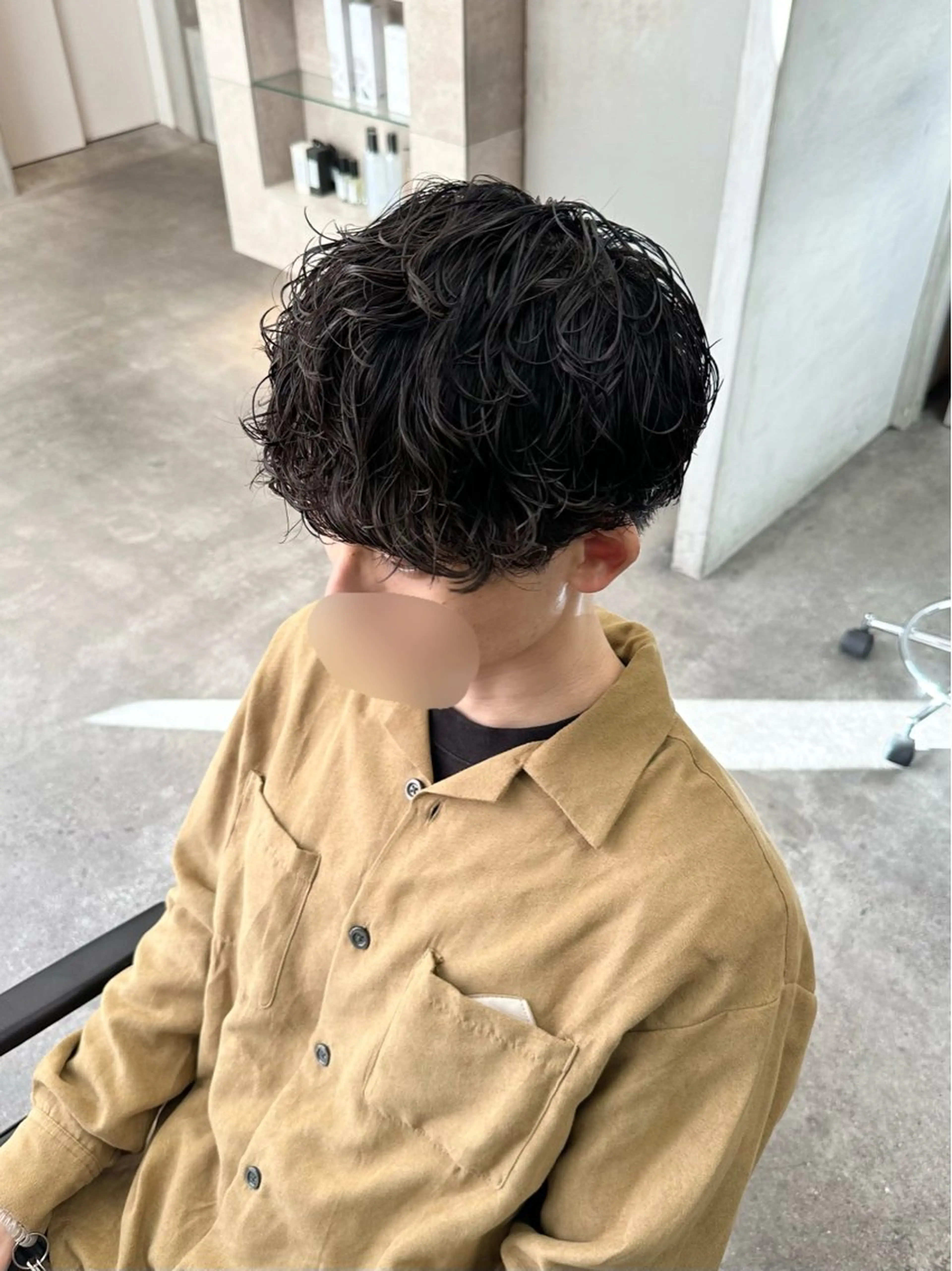 ショート パーマ 森江 康喜のヘアスタイル