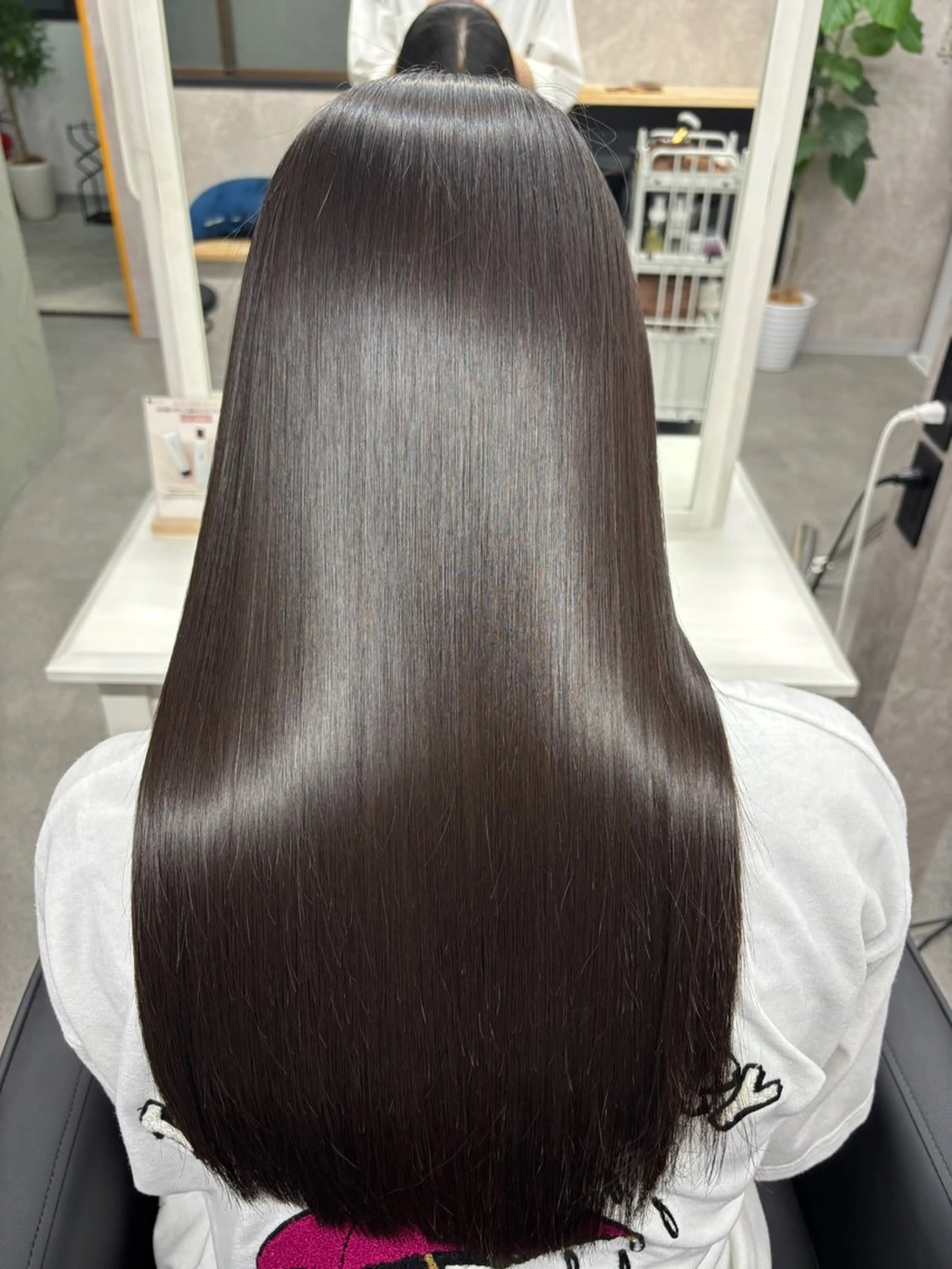 ロング トリートメント かがみはやと 髪質改善/縮毛矯正のヘアスタイル