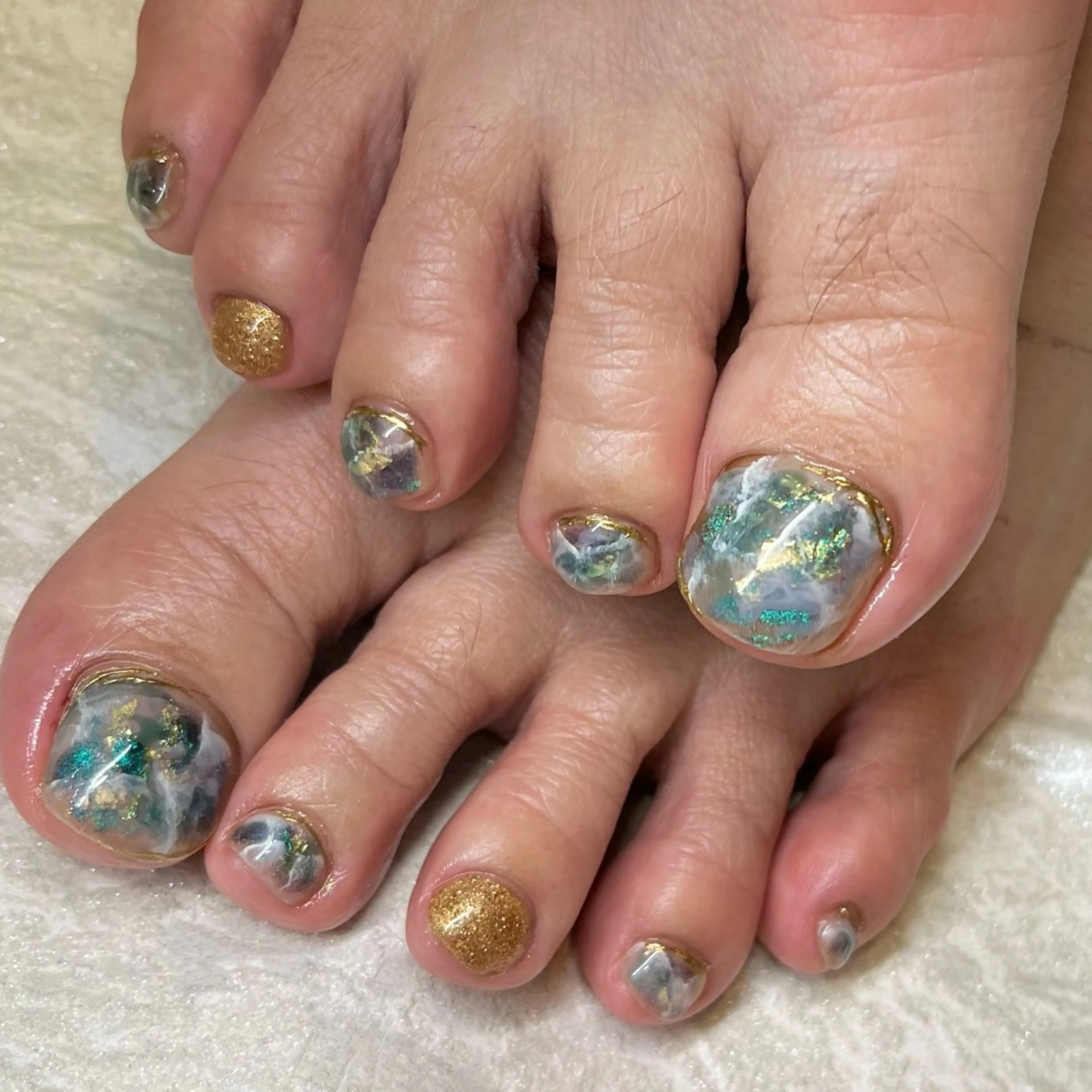 ネイル フットネイル ネイルスタジオ コスタ•デルマールのネイルデザイン