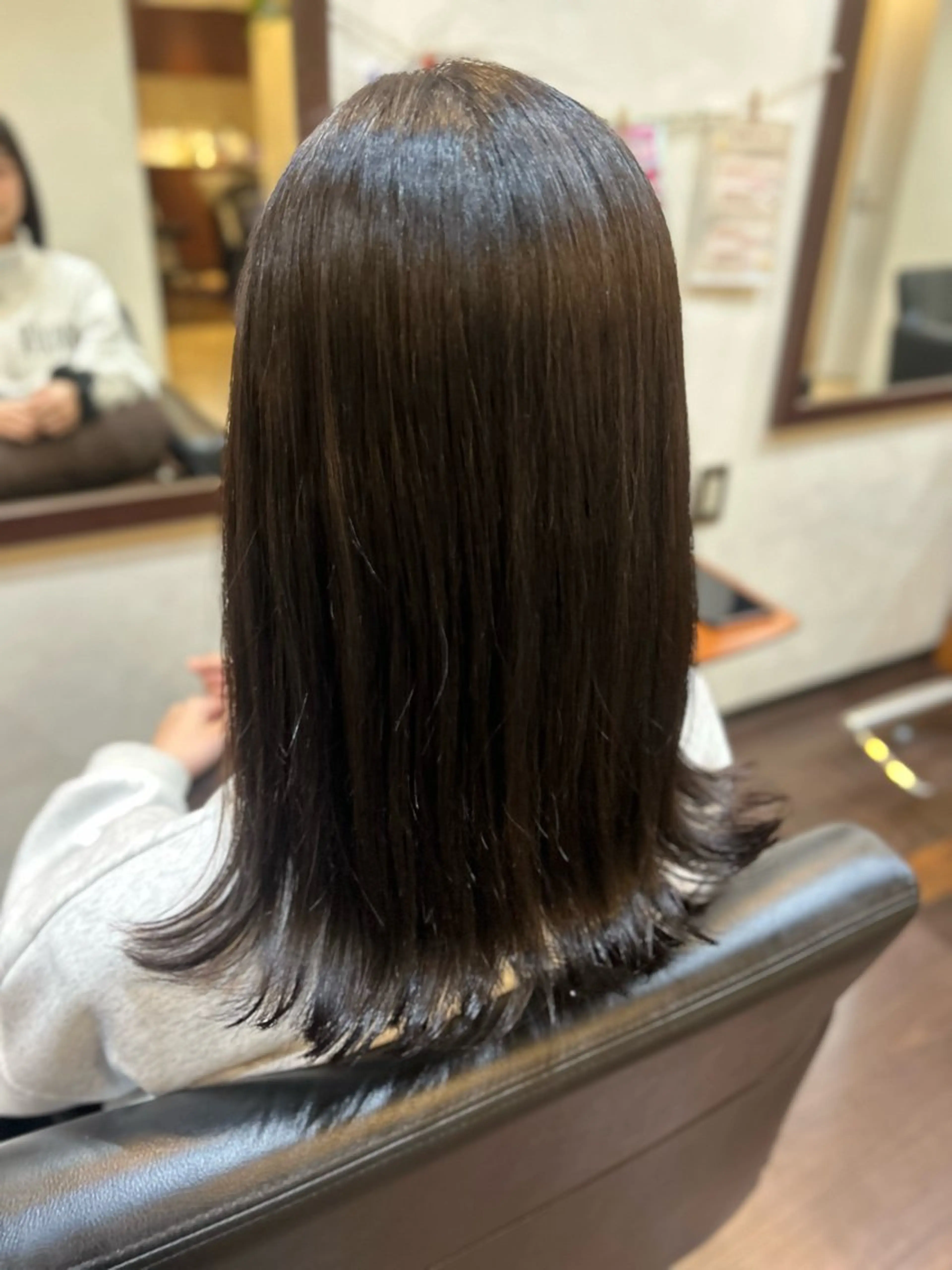 ミディアム 髪質改善 美容室 Jフィドルファドル所属・わきた かずなのヘアスタイル