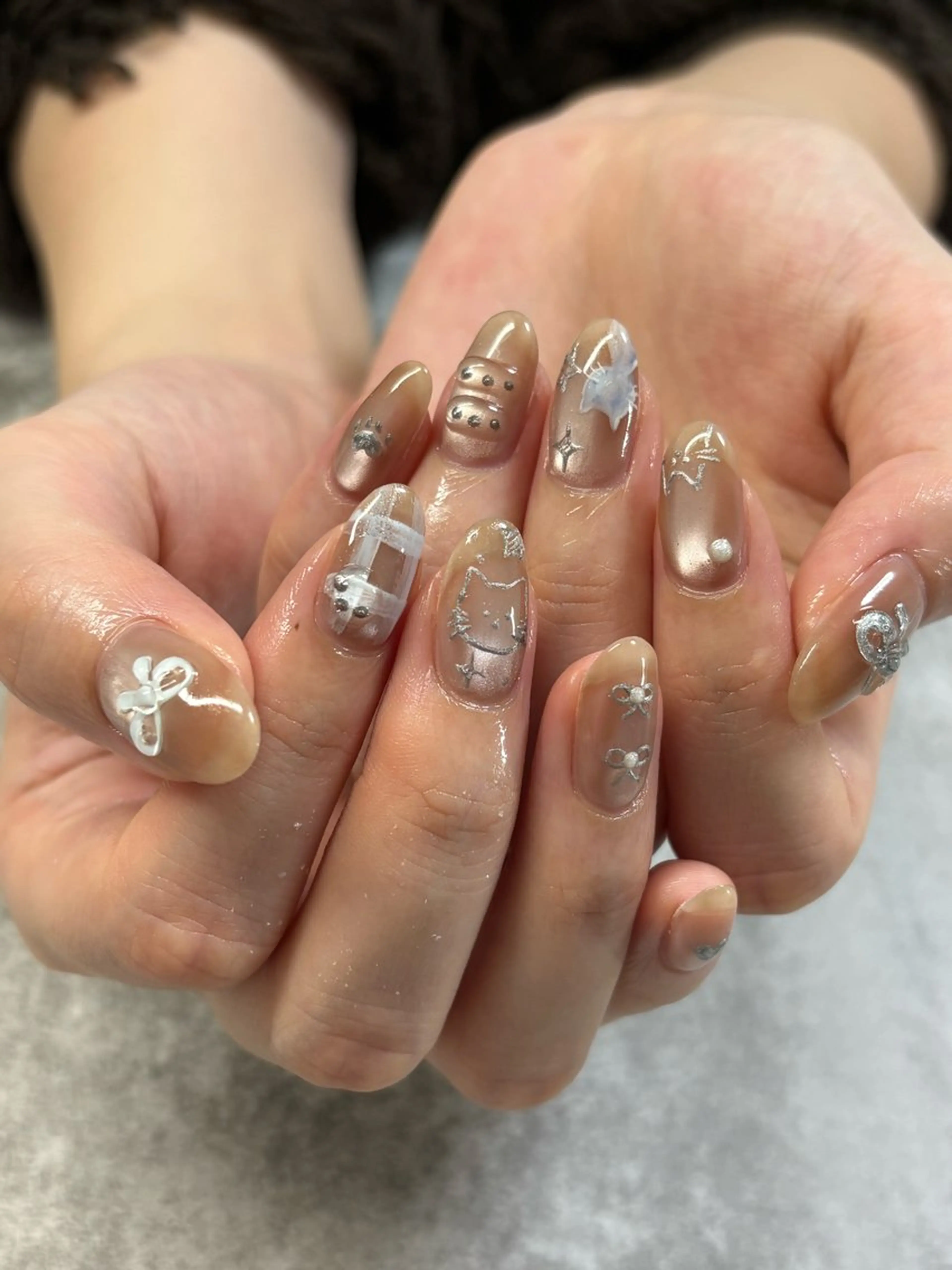 ネイル ハンドネイル FIORITURA Maikoのネイルデザイン