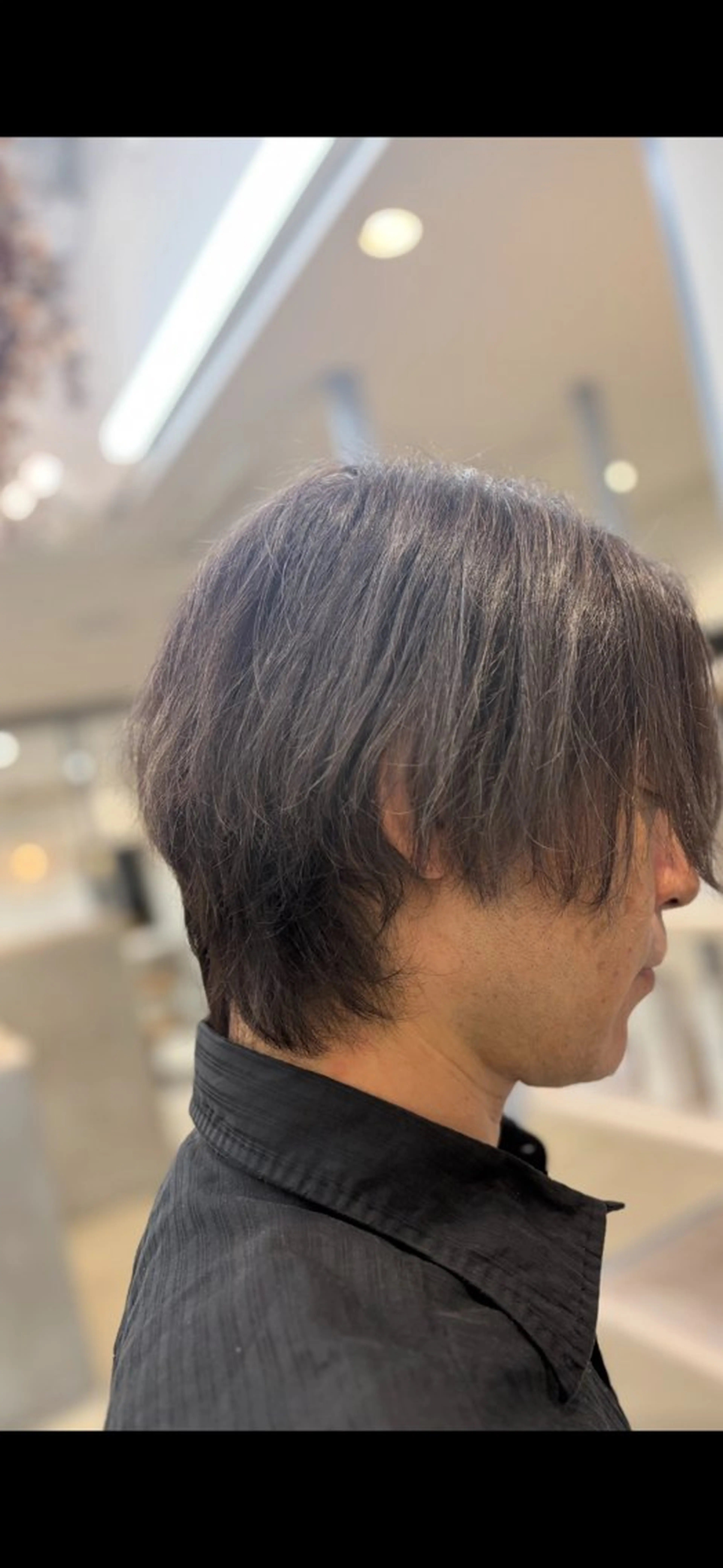 ショート カラー メンズ ヘアカラー ukyo/透明感 カラー/ハイライトのヘアスタイル