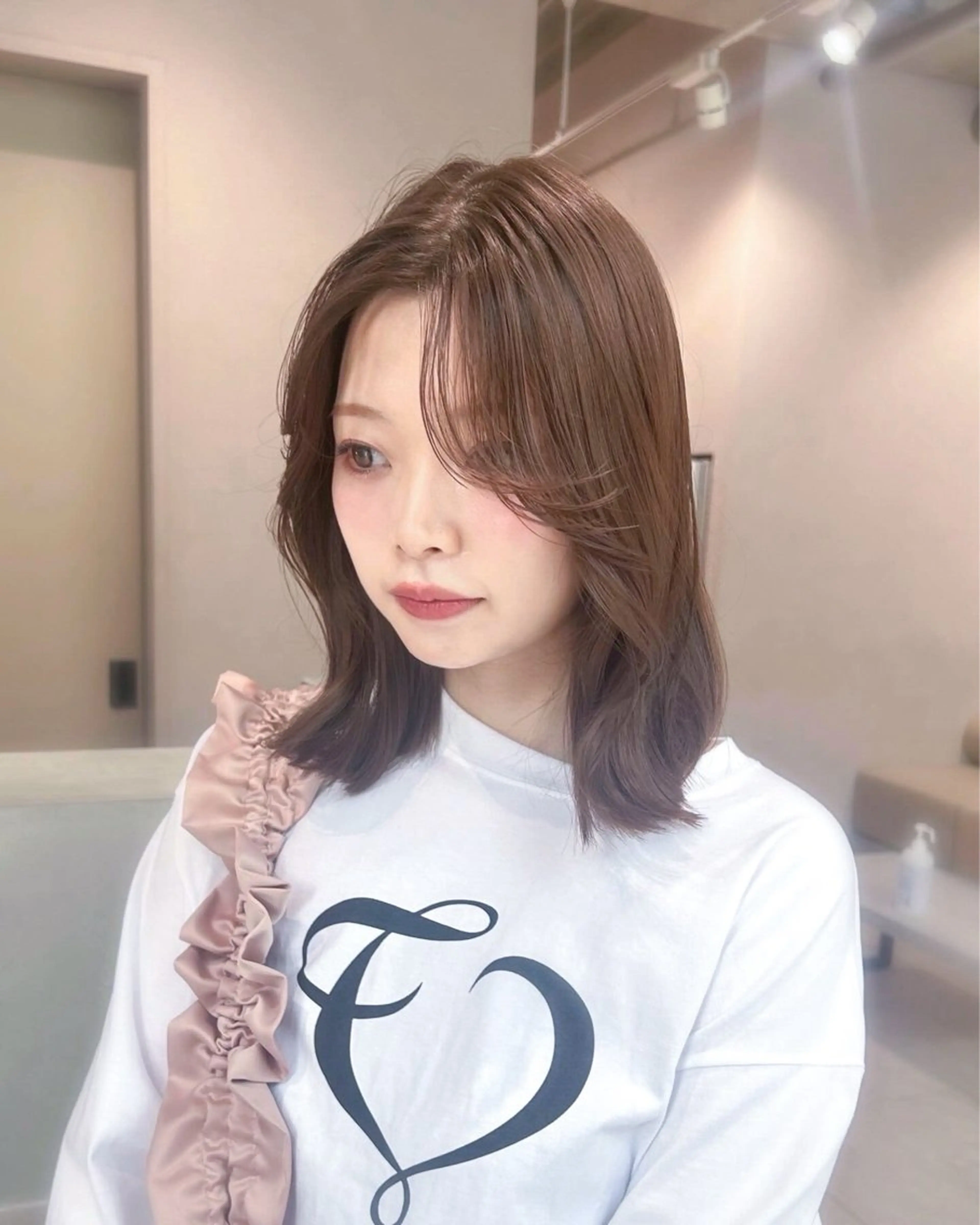 ミディアム カラー ミディアムヘア Chifumiのヘアスタイル