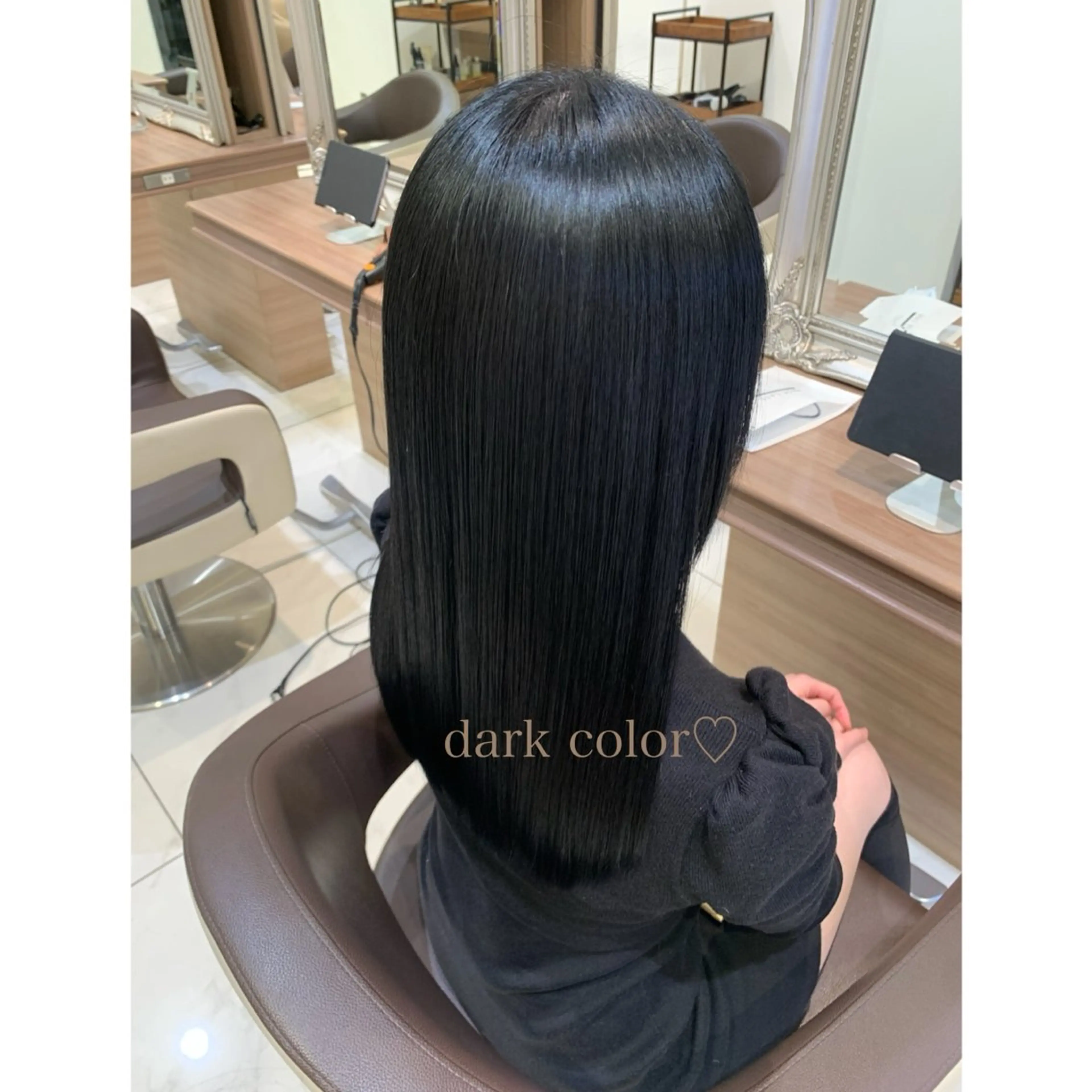 ロング カラー Dears 香芝店所属・関 優希のヘアスタイル