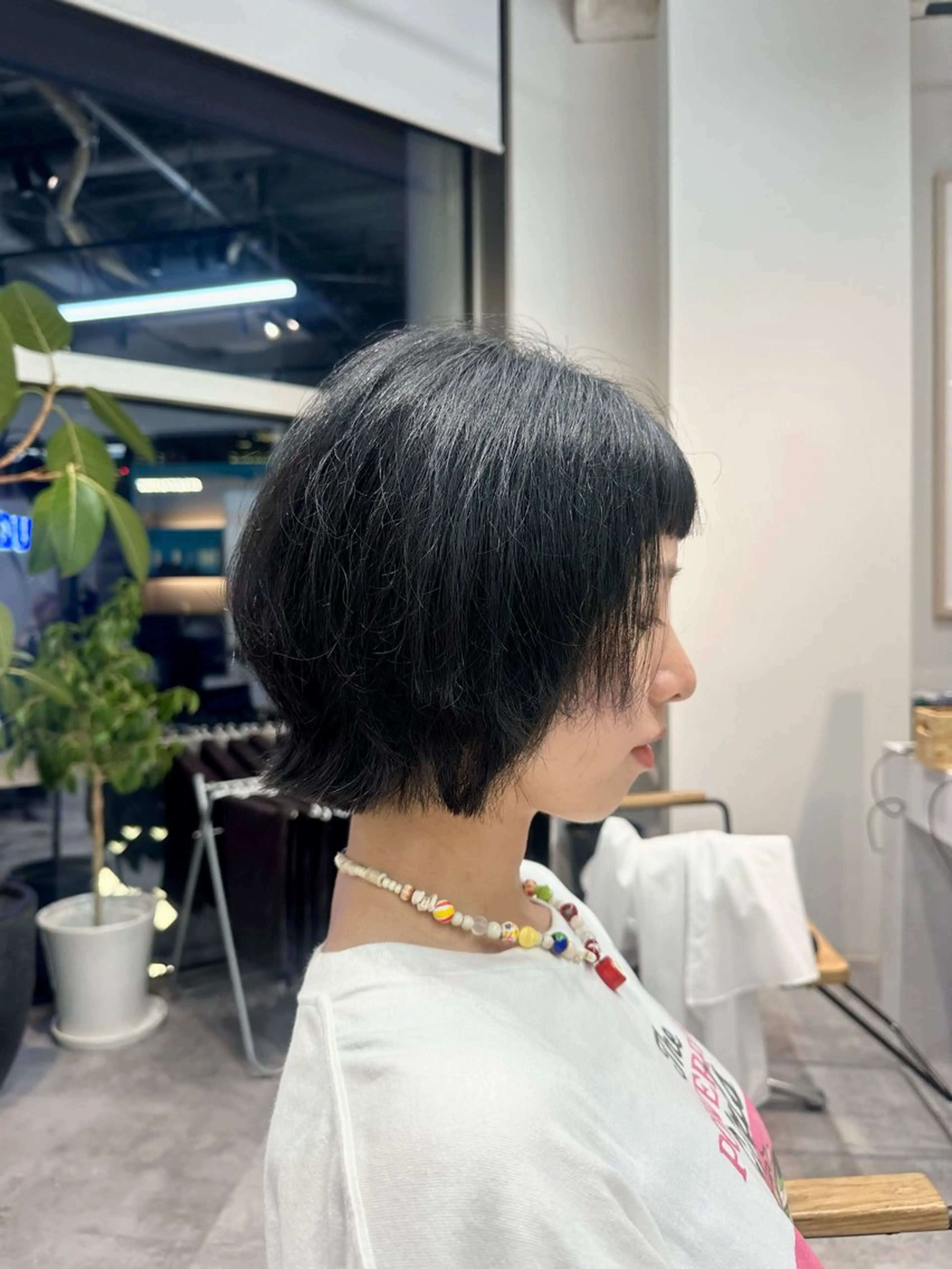 ミディアム ボブレイヤー ボブ 顔周りカット レイヤーカット カット ショートカット🧸 ごとうさなのヘアスタイル
