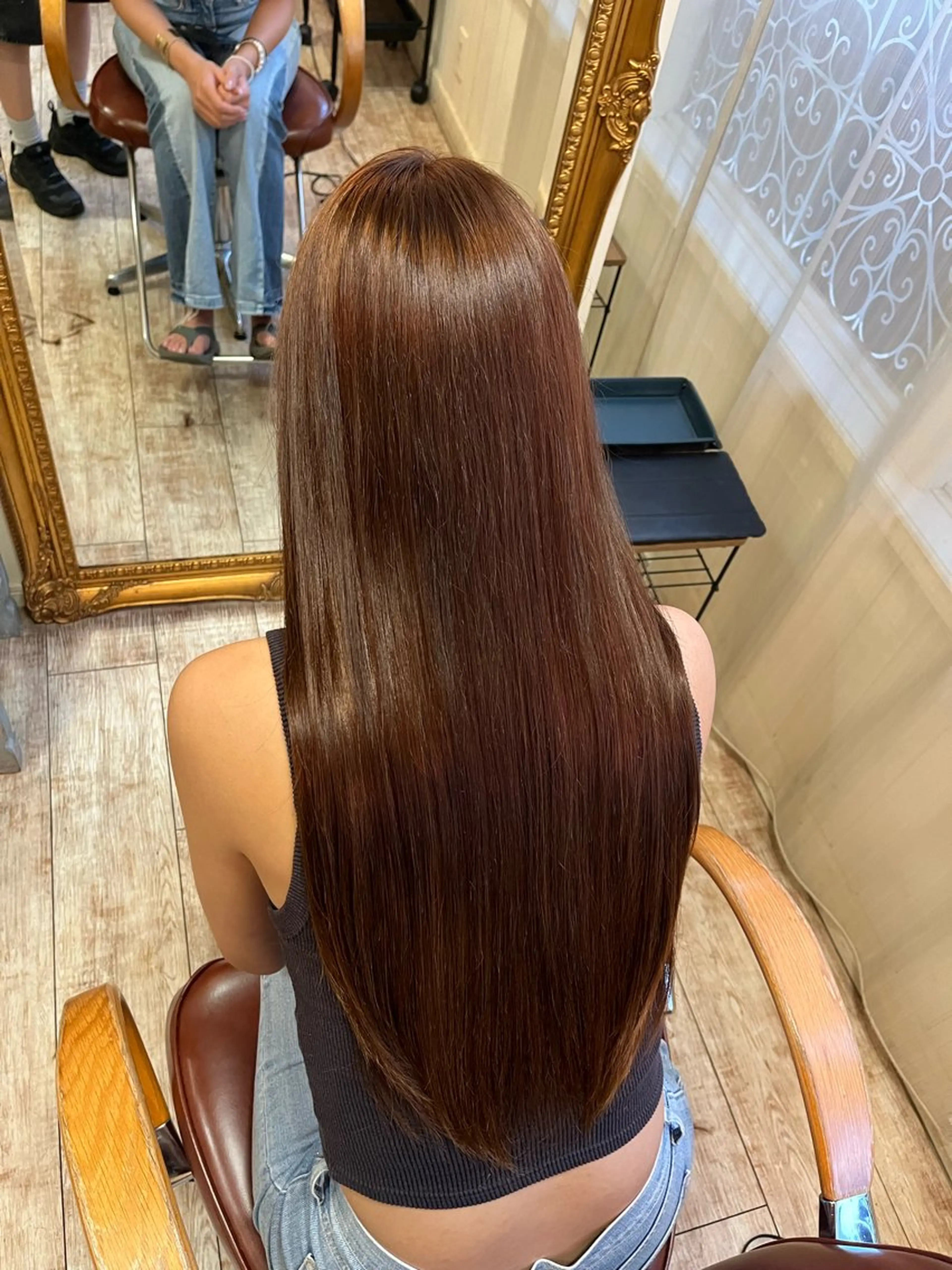 ロング カット ヘアカラー 【艶髪カラー】 omiのヘアスタイル