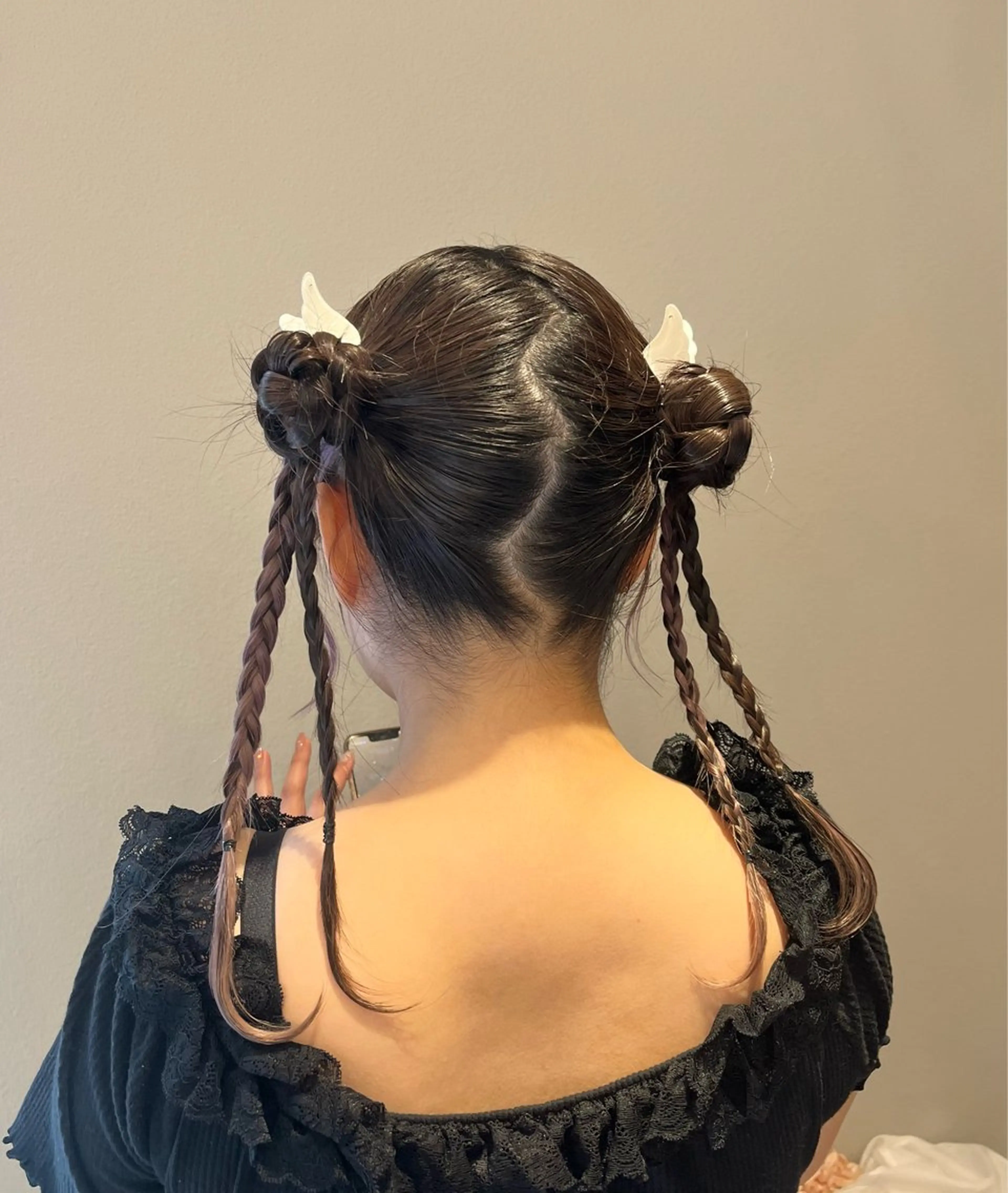 ヘアアレンジ ヘアセット ヘアセット/ピンク /レッド/あつはのヘアスタイル