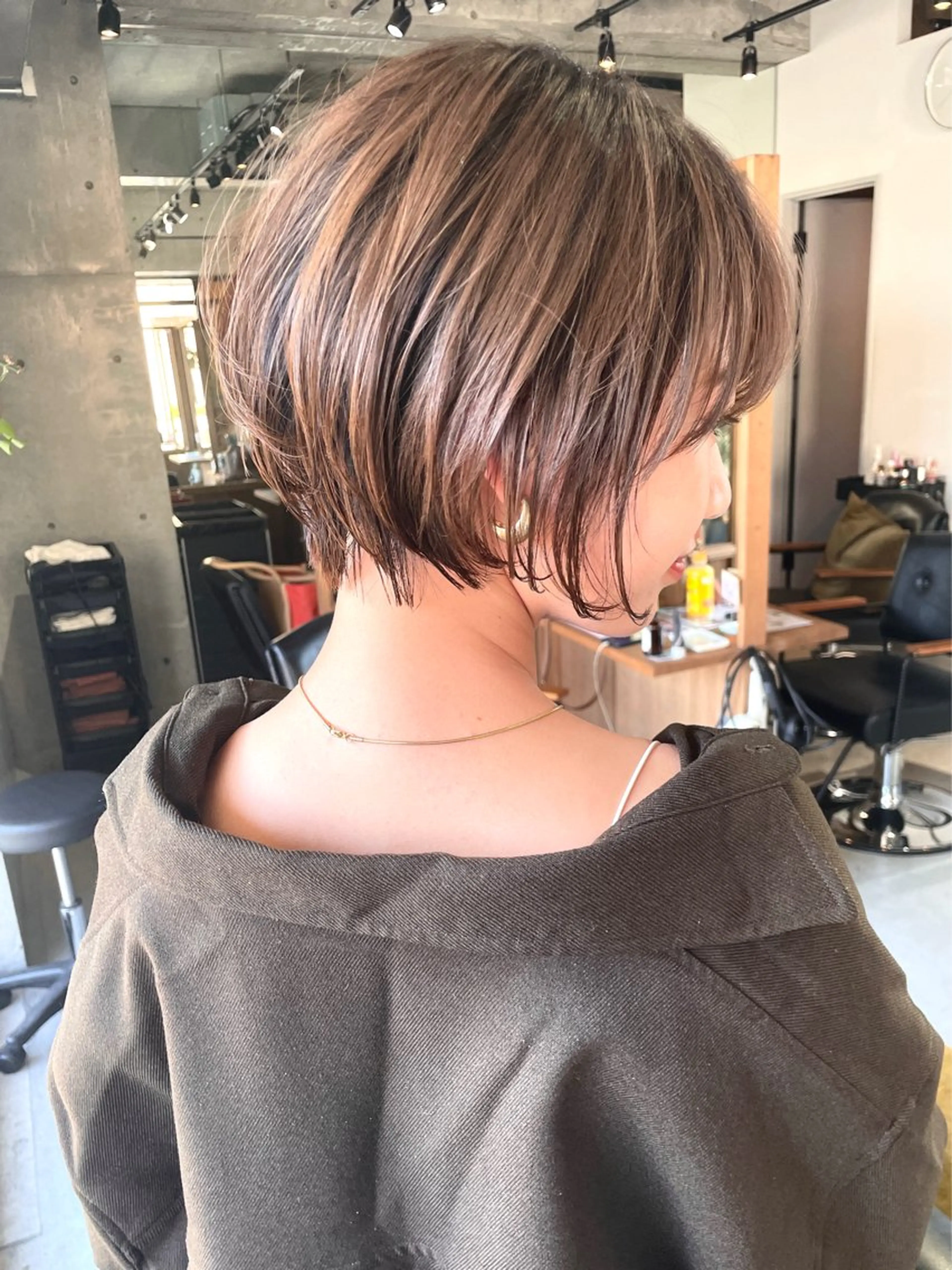 ショート カット トリートメント ヘッドスパ FERIA池田 田岡啓佑のヘアスタイル