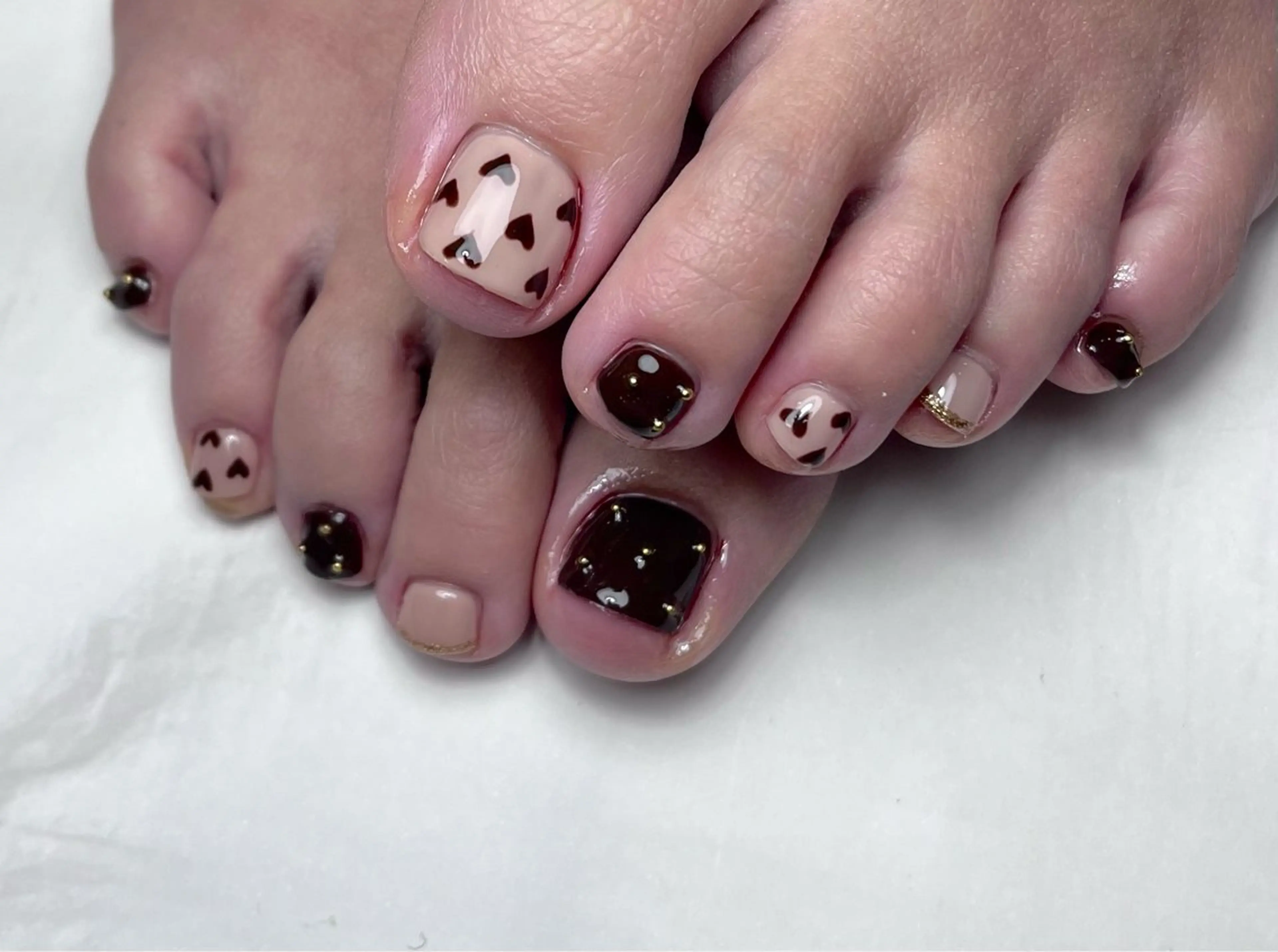 ネイル フットネイル HTH ✿rikakoのネイルデザイン