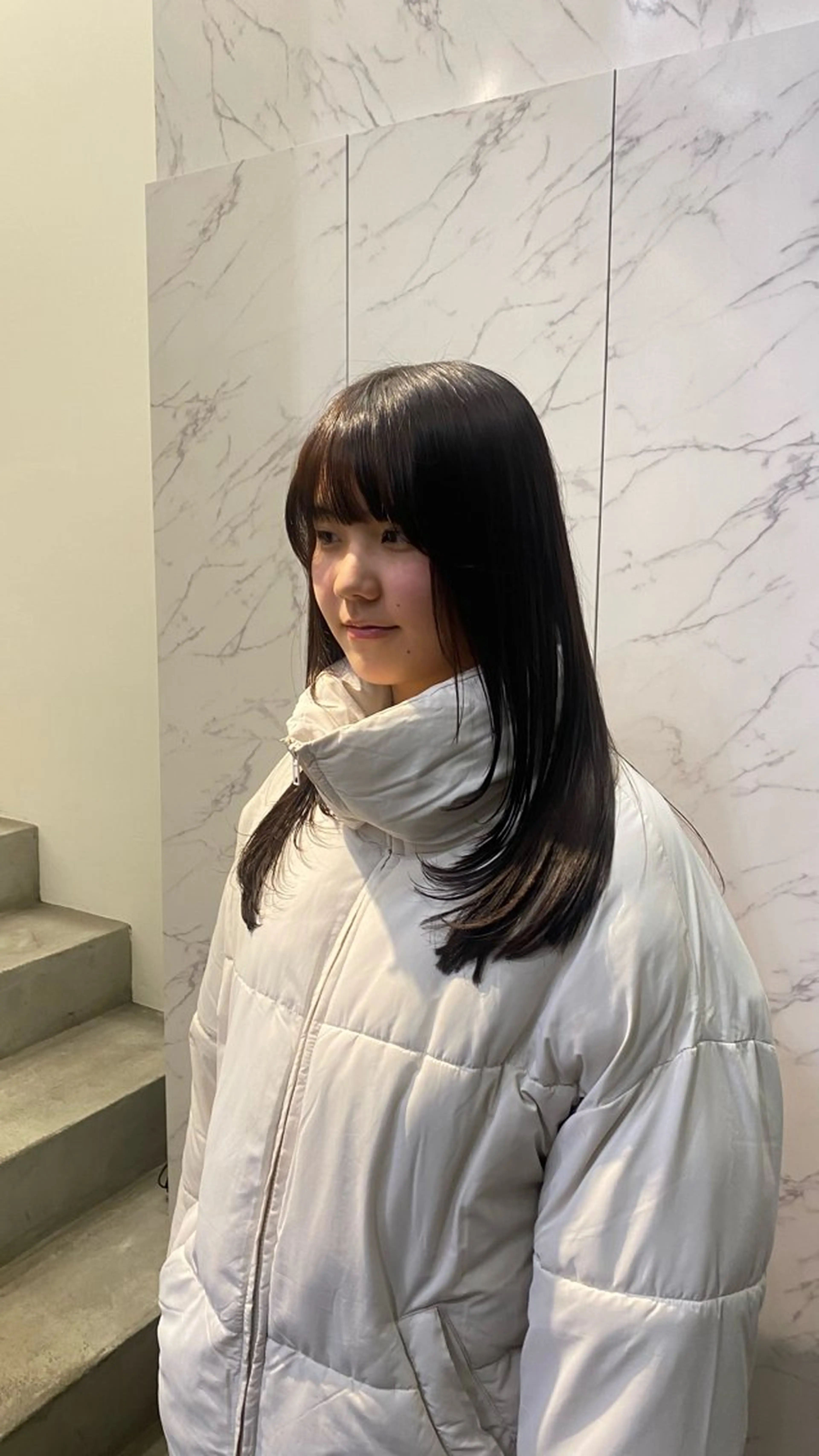 ロング マツザキ マナトのヘアスタイル