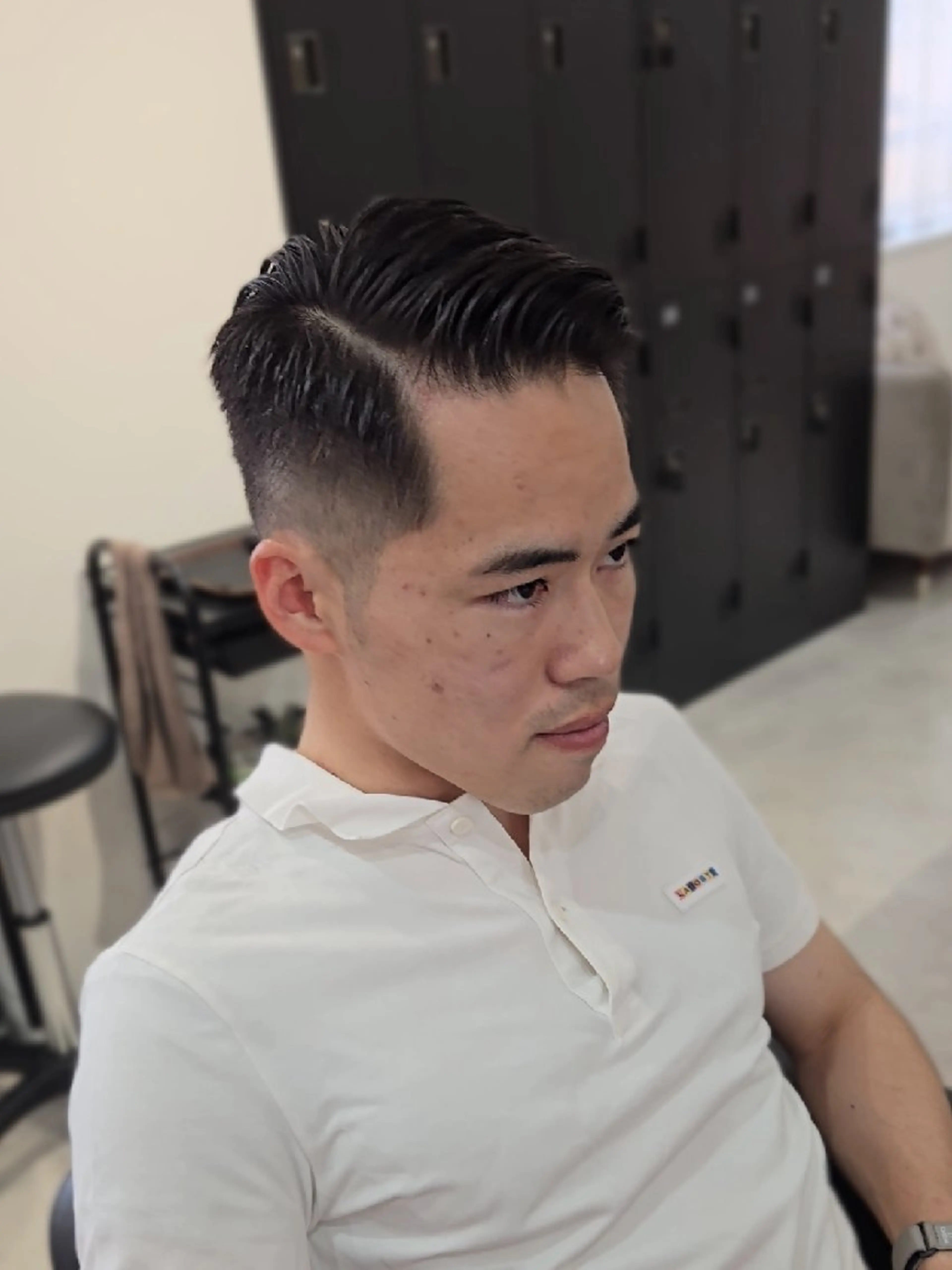 メンズ ショート カット ヘアセット Lapis 名古屋駅前店所属・LEN名古屋/パーマ 海外ヘア/メンズ特化のヘアスタイル