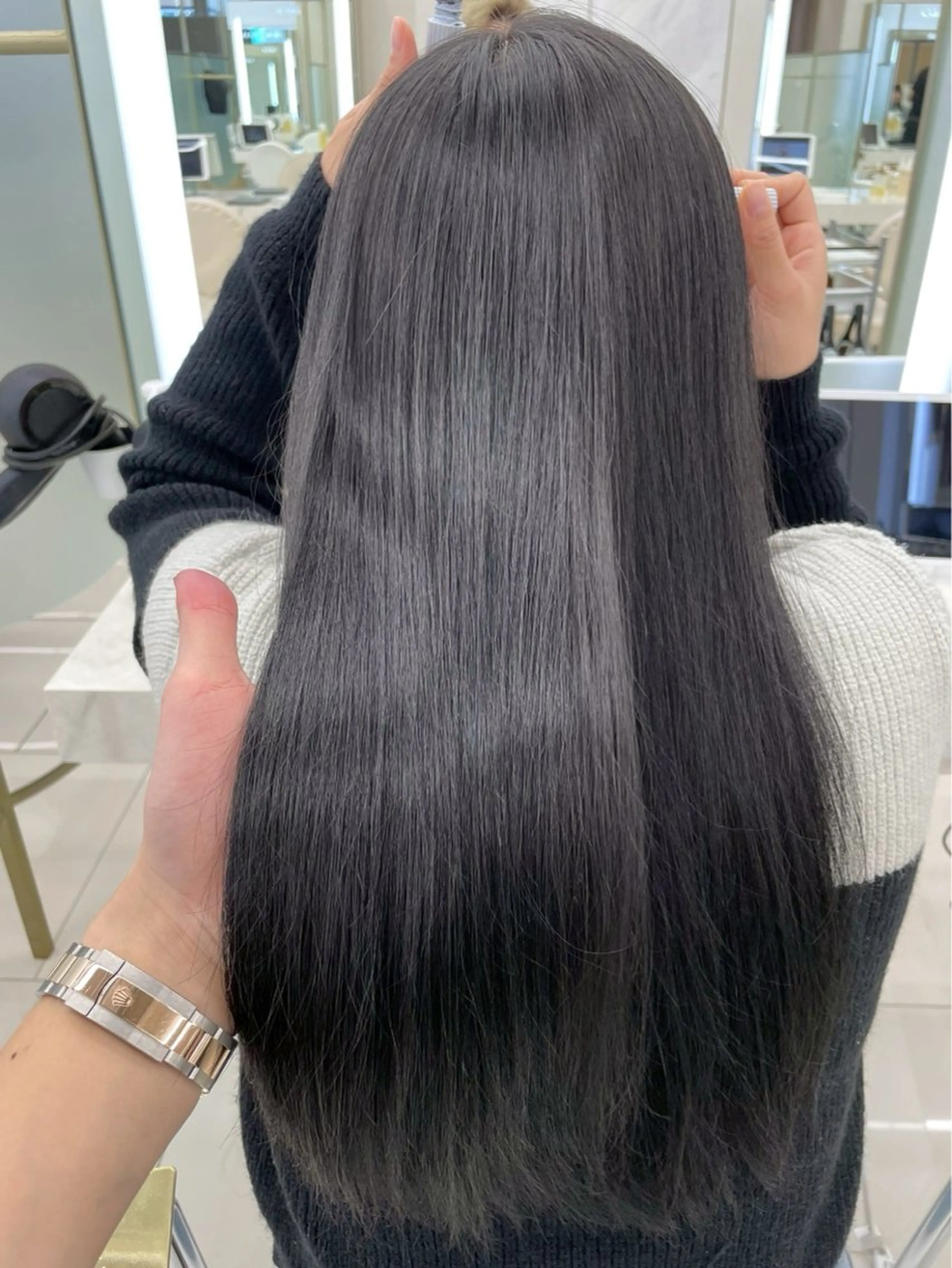 ロング カラー ヘアカラー 🫧RYOグレージュ /透け感カラー🫧のヘアスタイル