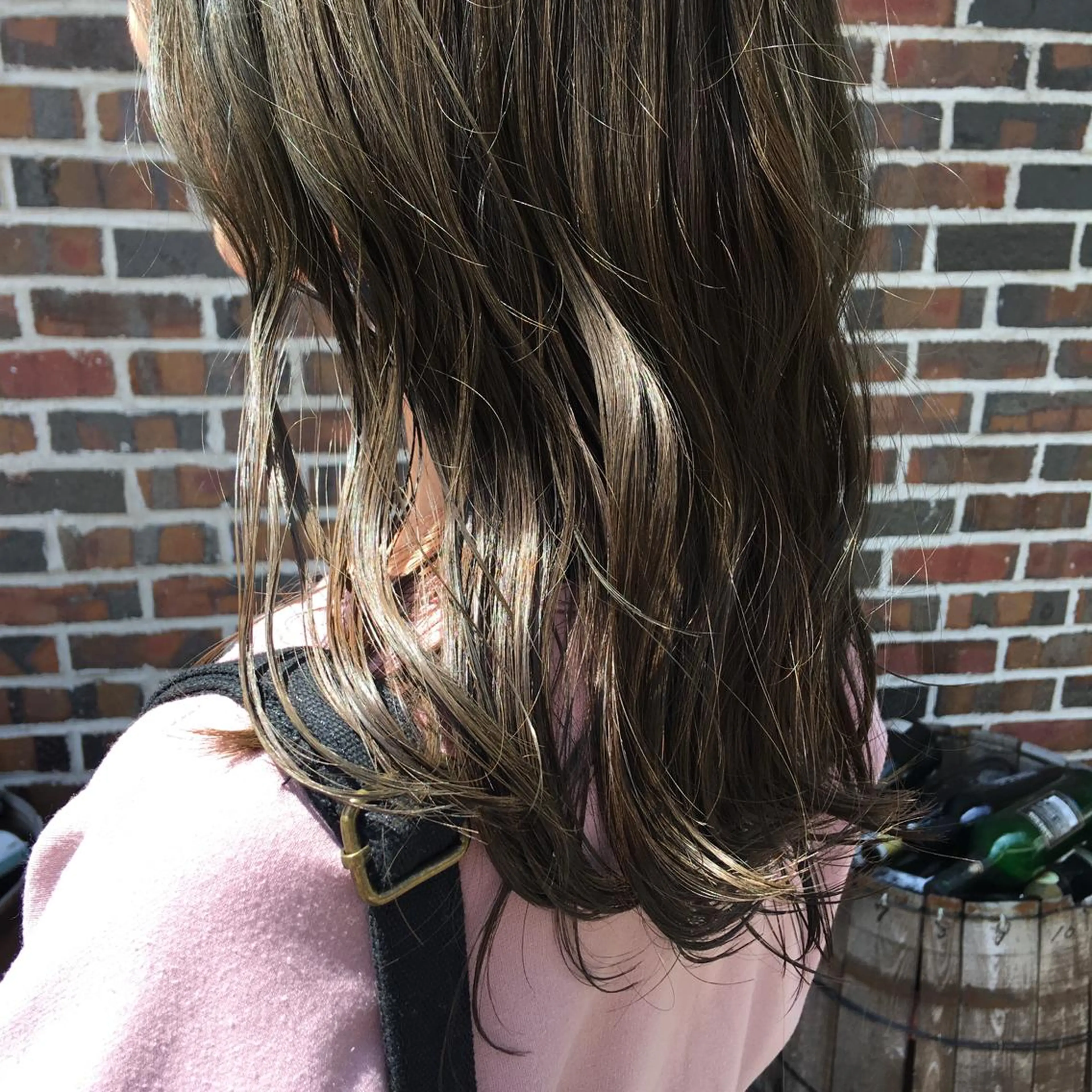 セミロング カラー ヘアアレンジ ヘアカラー トリートメント 【Sweep】おじま のぞみのヘアスタイル