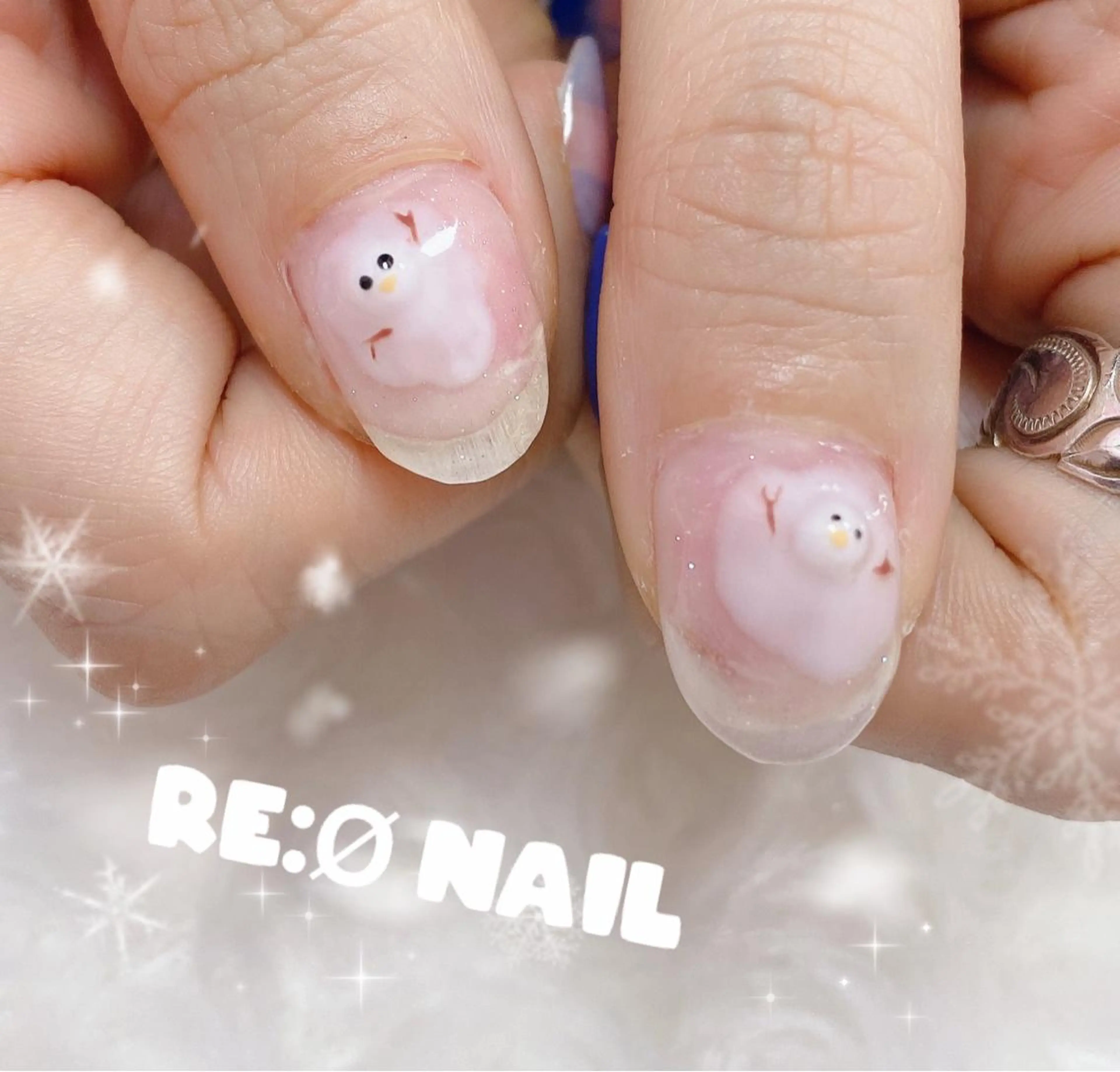 ネイル ハンドネイル Re:Ø nail 🩵TSUJIのネイルデザイン