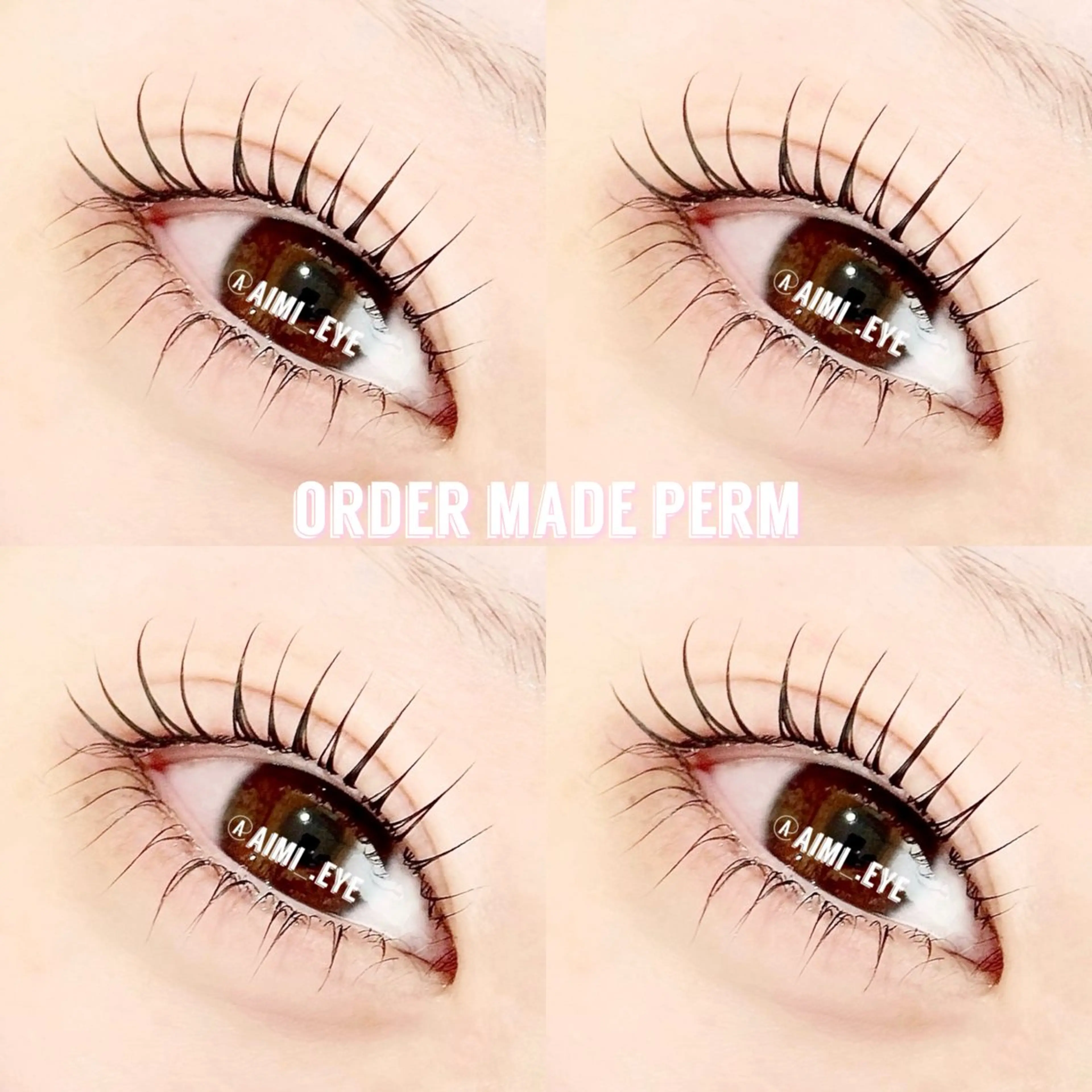 マツエク・マツパ 韓国風マツエク マツパ 𝙚𝙢𝙪. 🖤𝘼𝙞𝙢𝙞のマツエク・マツパデザイン