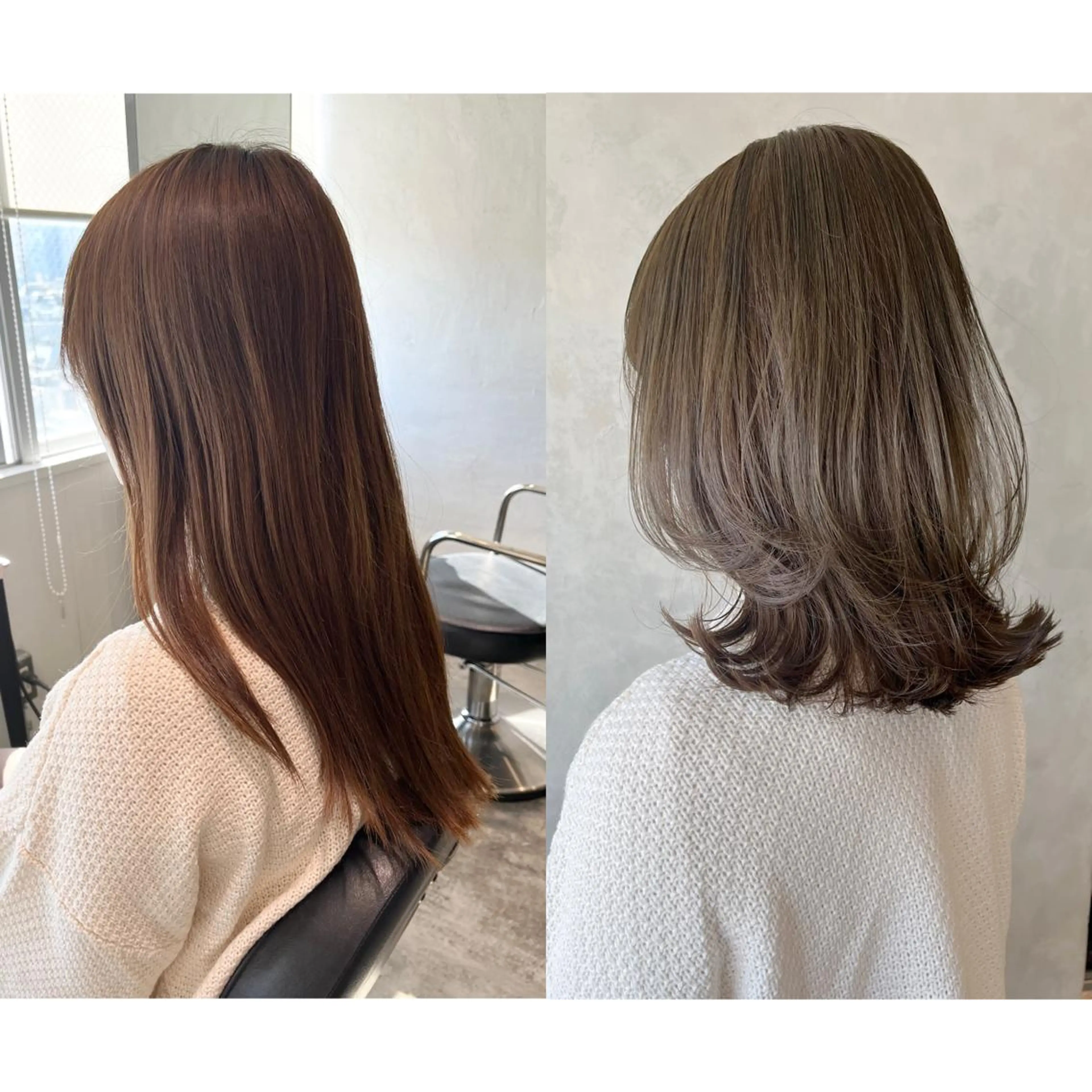 ミディアム ボブ くびれヘア カット ヘアカラー トリートメント 似合わせ特化🌷 kasumiのヘアスタイル