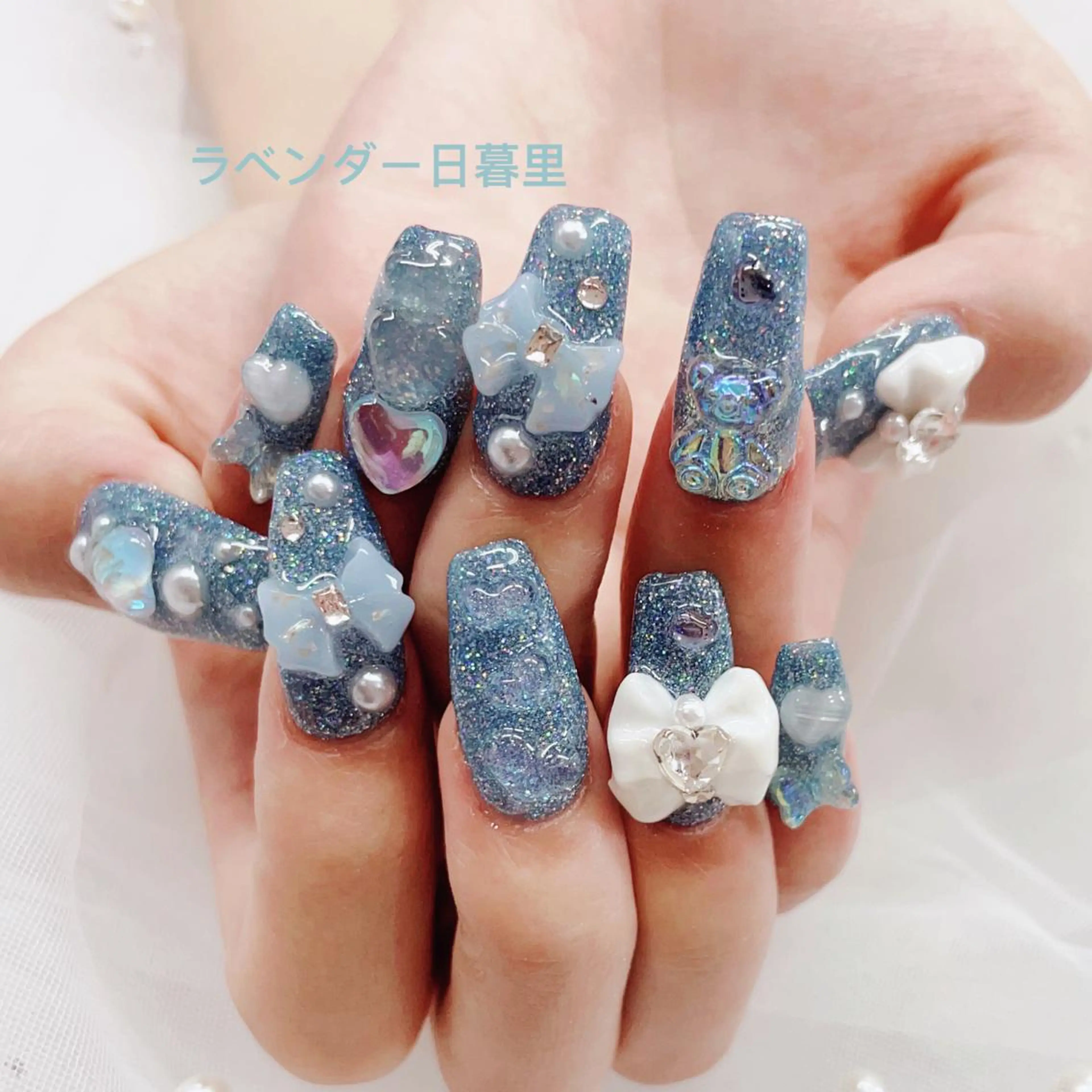 ネイル ラベンダー💖日暮里 ルル💖ネイルのネイルデザイン