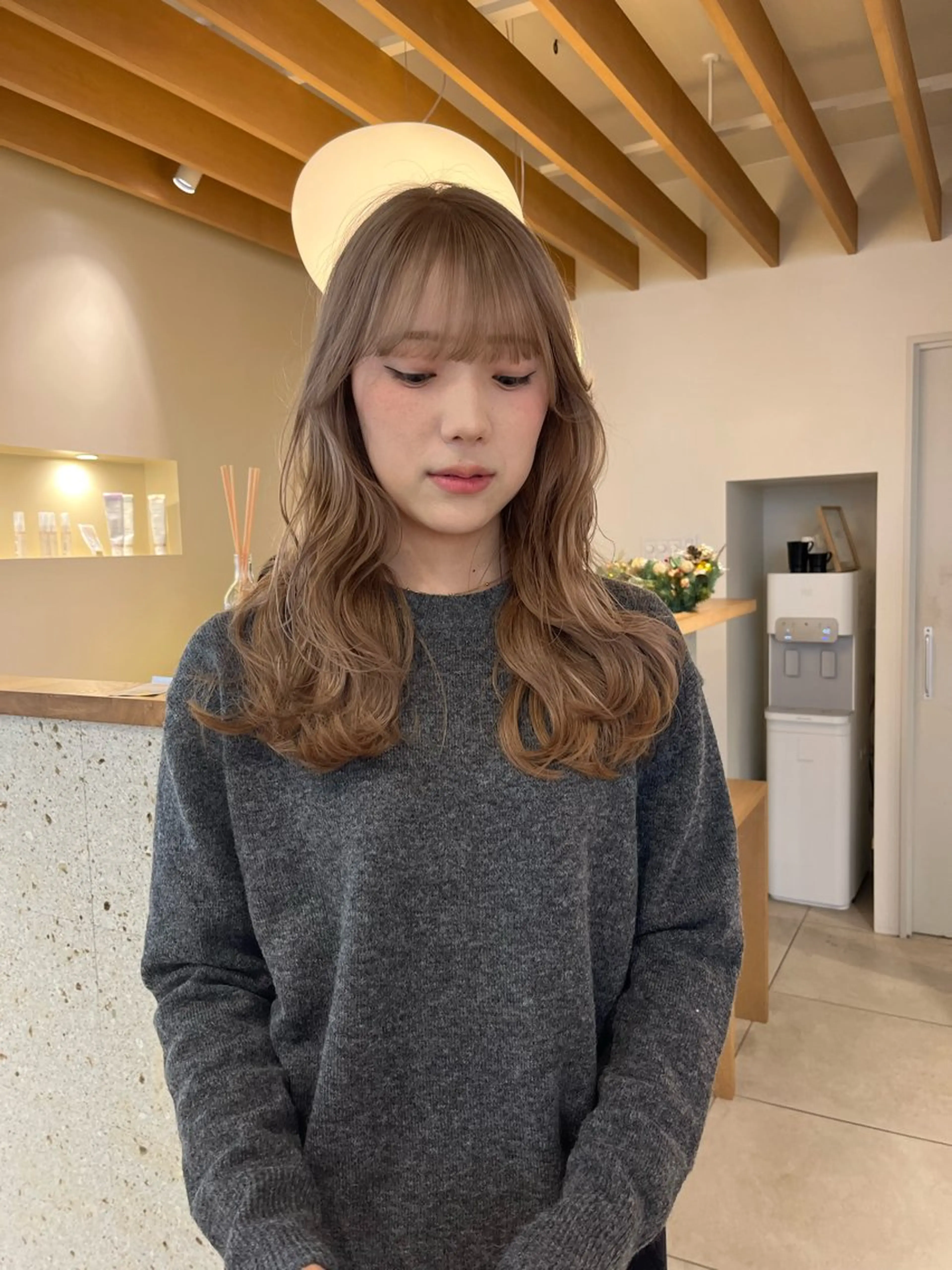 【ロング】ダブルカラー(ブリーチ)の写真