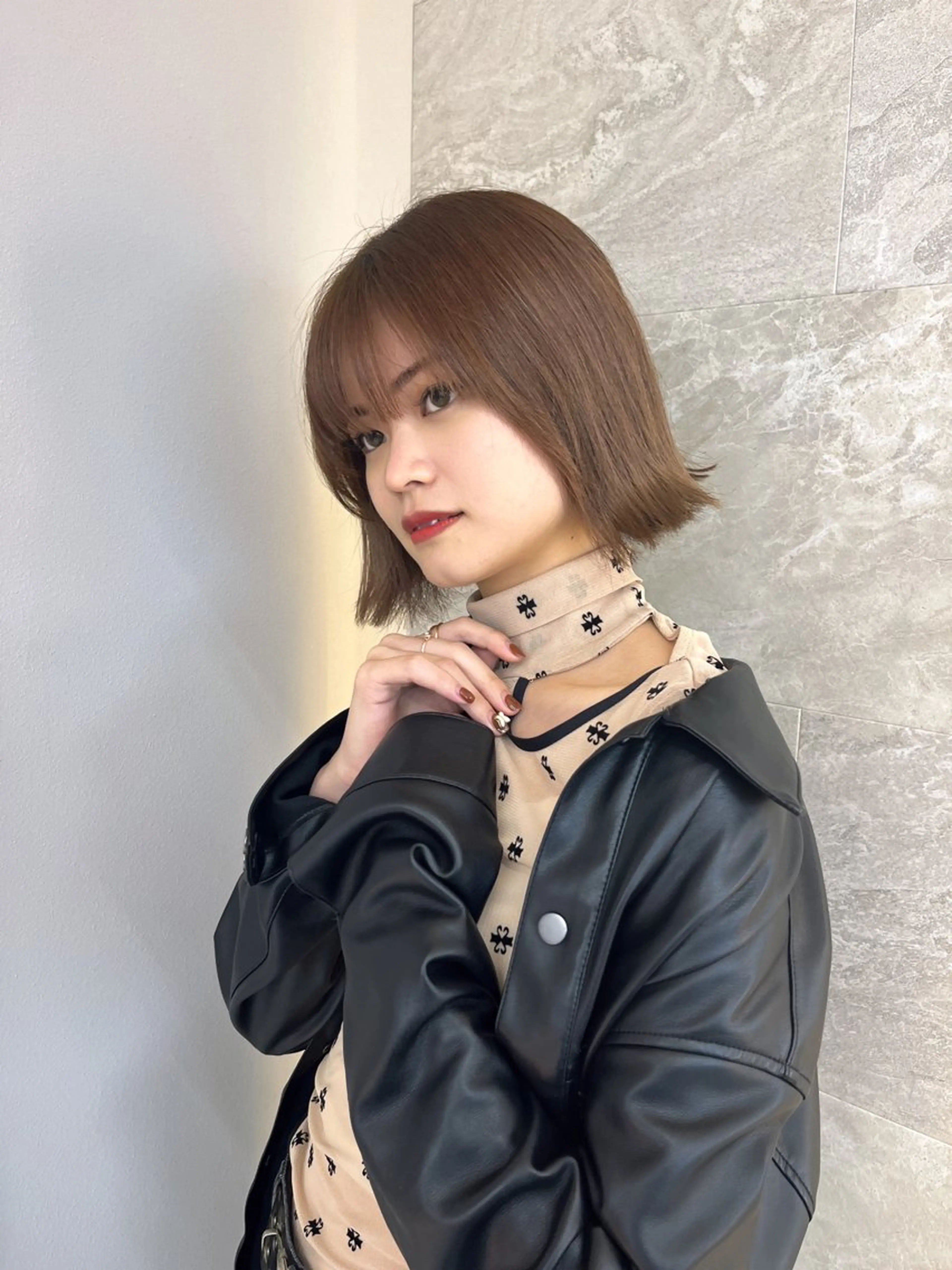 ショート カラー カット ヘアカラー トリートメント 池袋/似合わせ/縮毛 髪質改善【ugen】のヘアスタイル