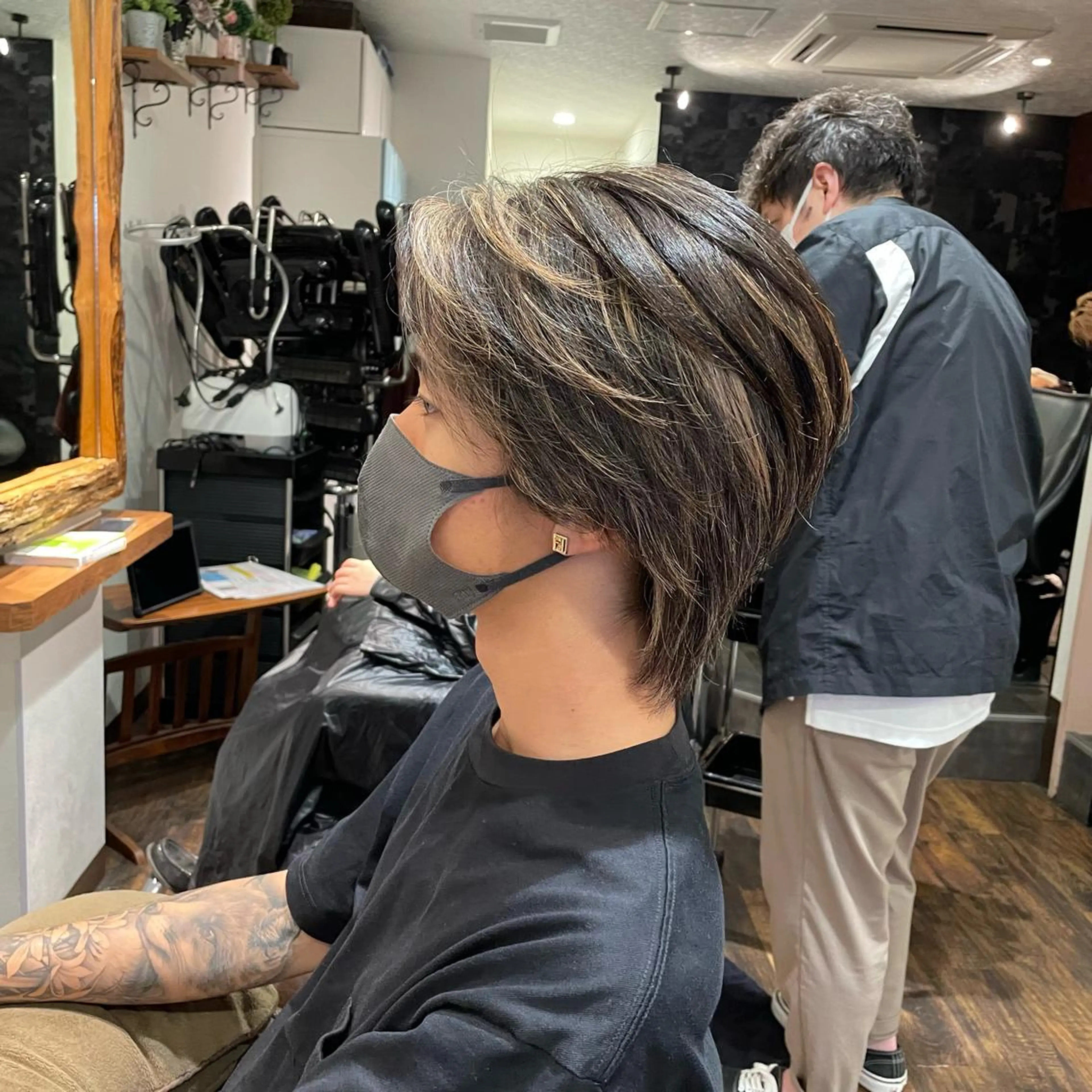 ショート カラー メンズ メンズメッシュ メッシュ ヘアカラー Wataru 髪質改善カラー💎のヘアスタイル