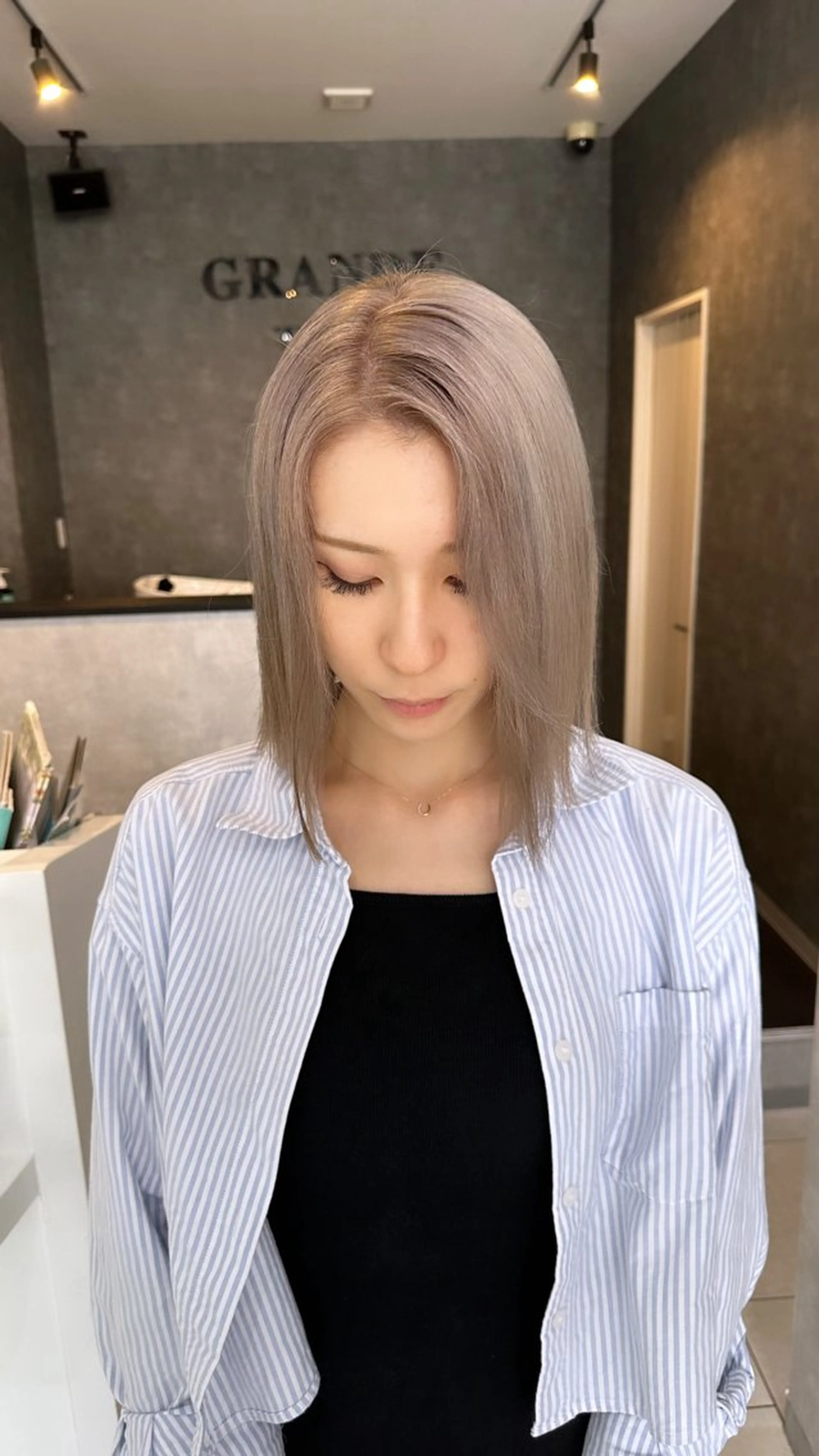 ロング カラー ヘアカラー トリートメント 透明感カラー/高畑 /名古屋/山口航輝のヘアスタイル